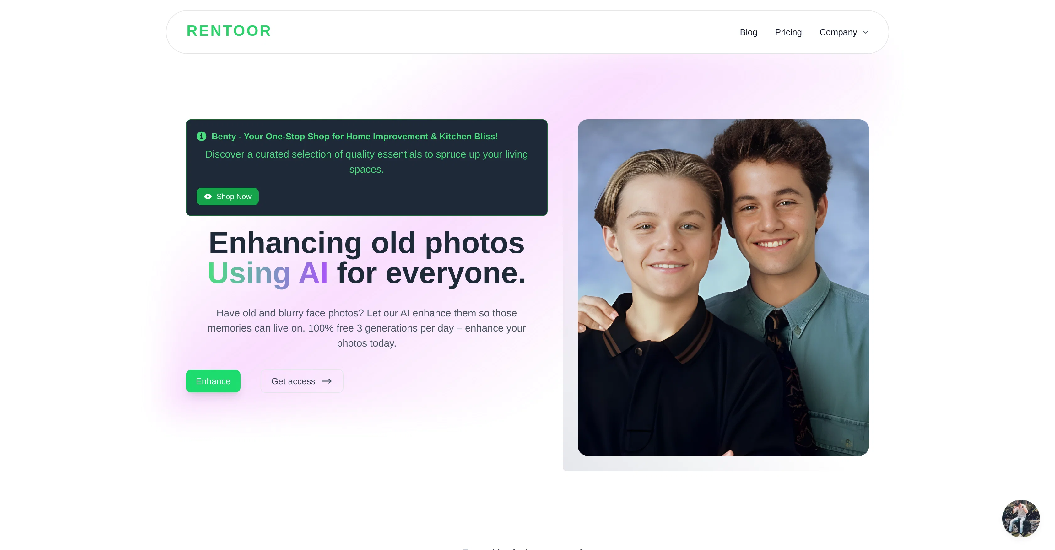 Rentoor screenshot