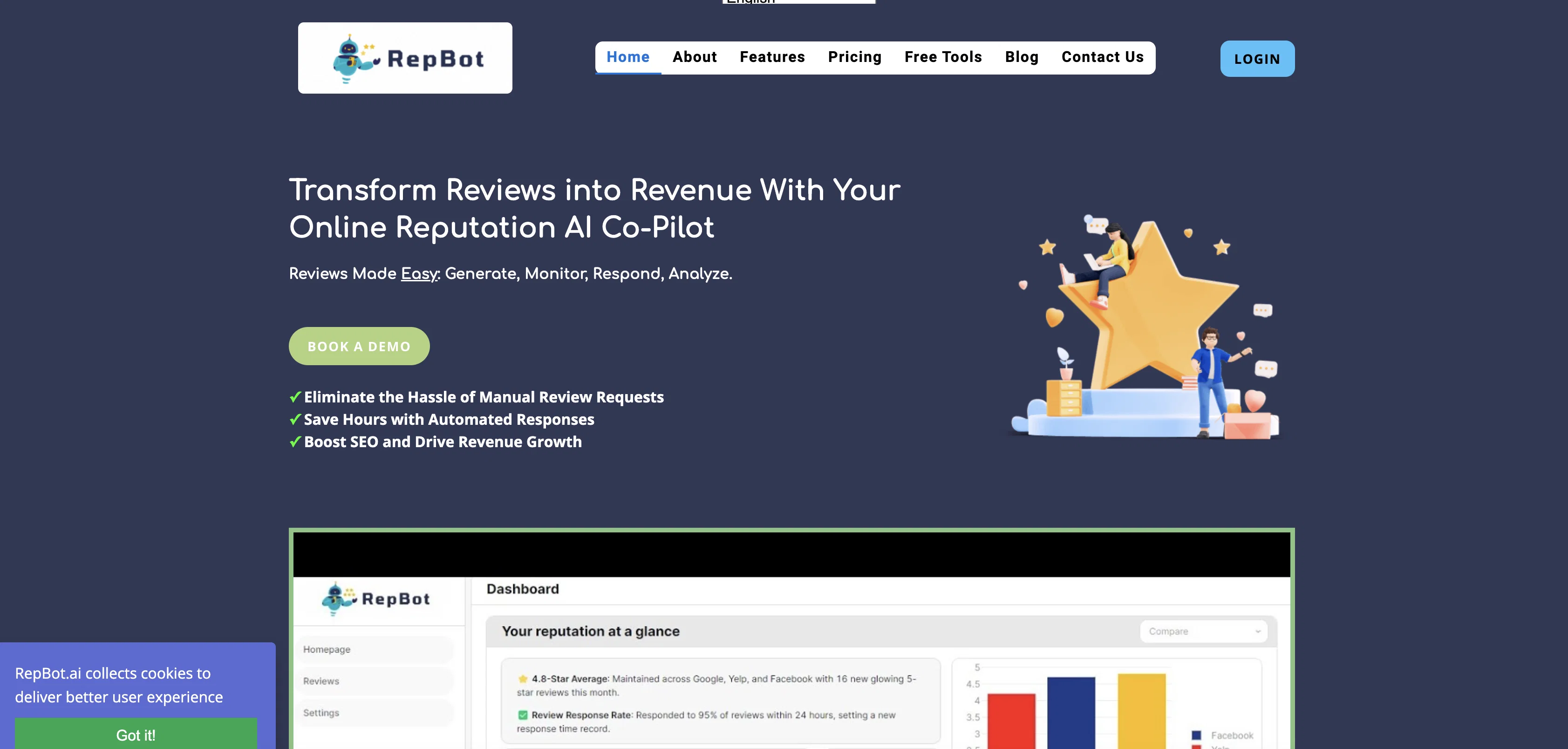 RepBot screenshot