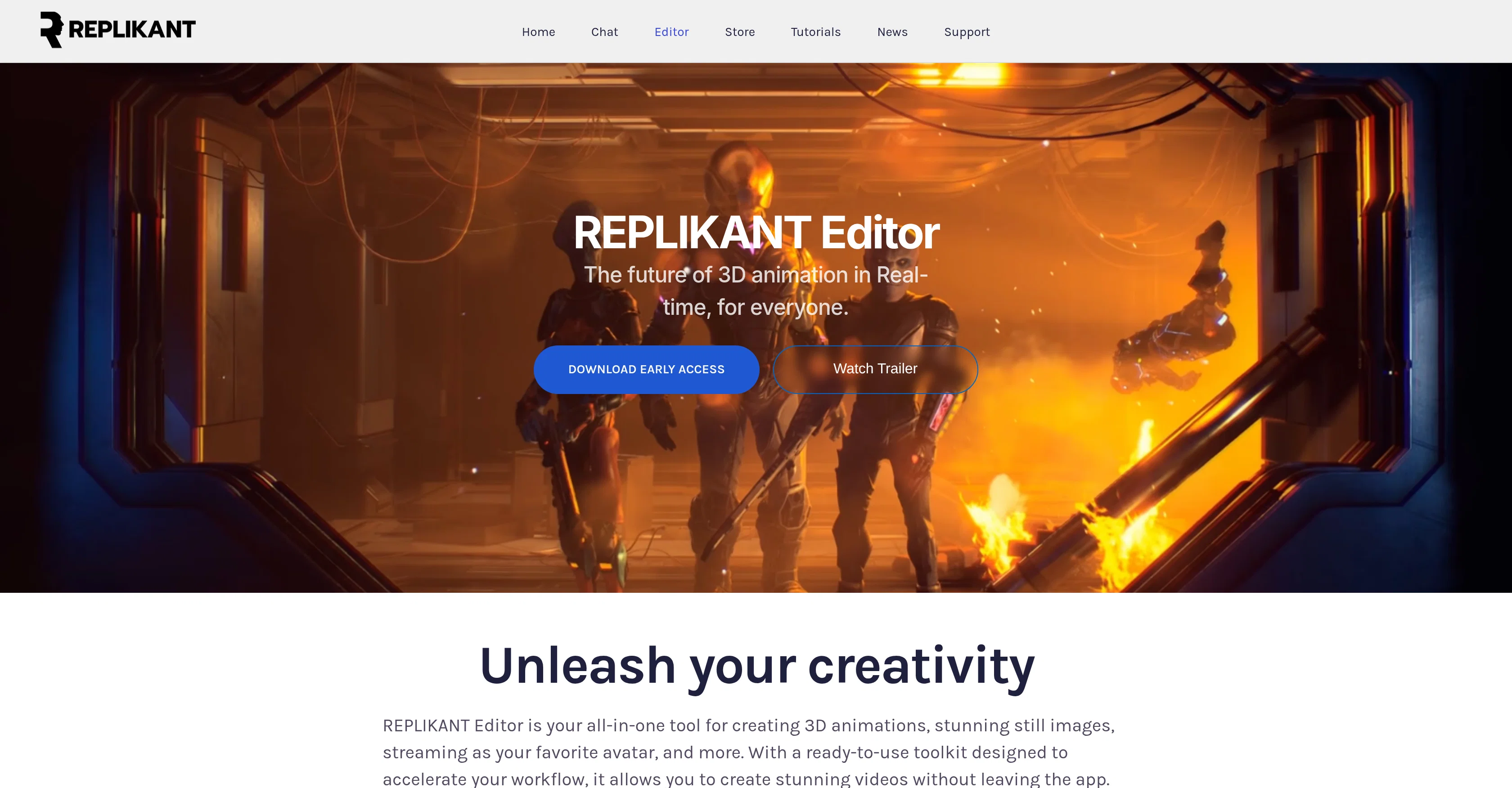 REPLIKANT Editor screenshot