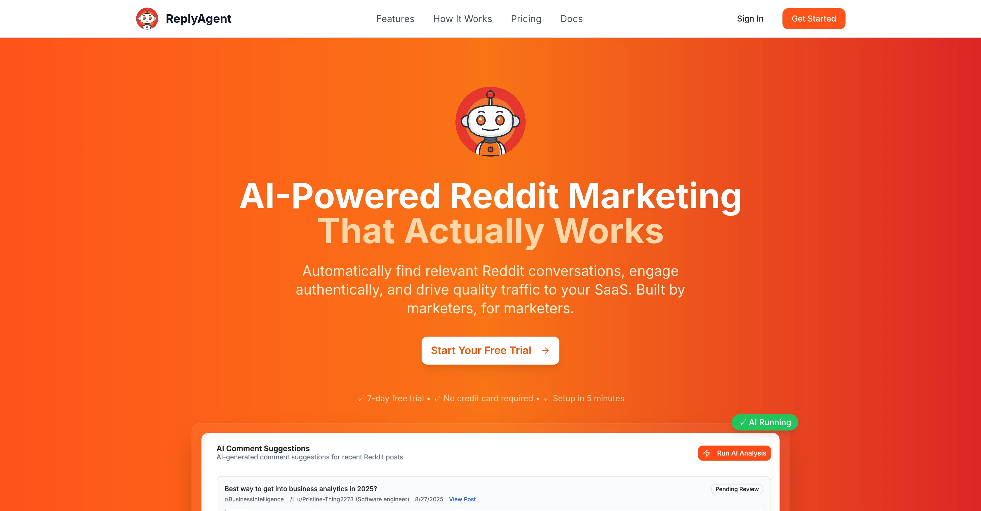 ReplyAgent.ai screenshot