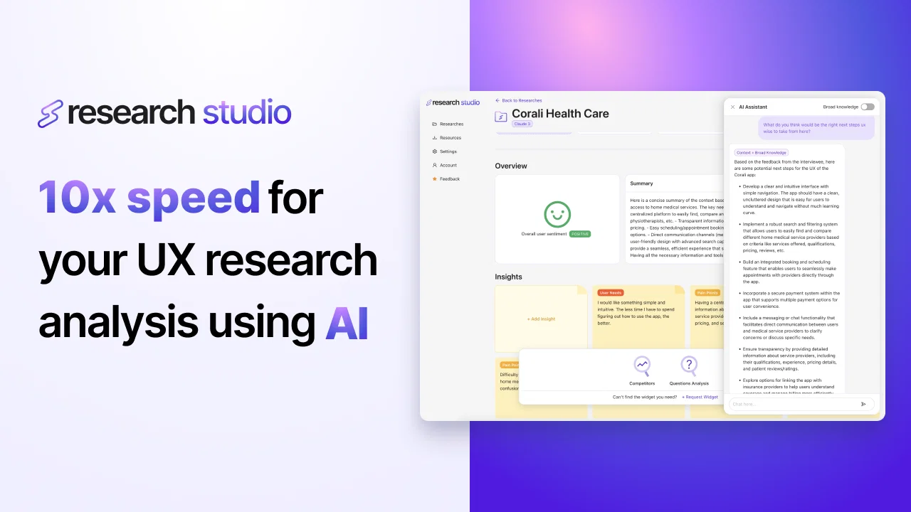 Research Studio screenshot