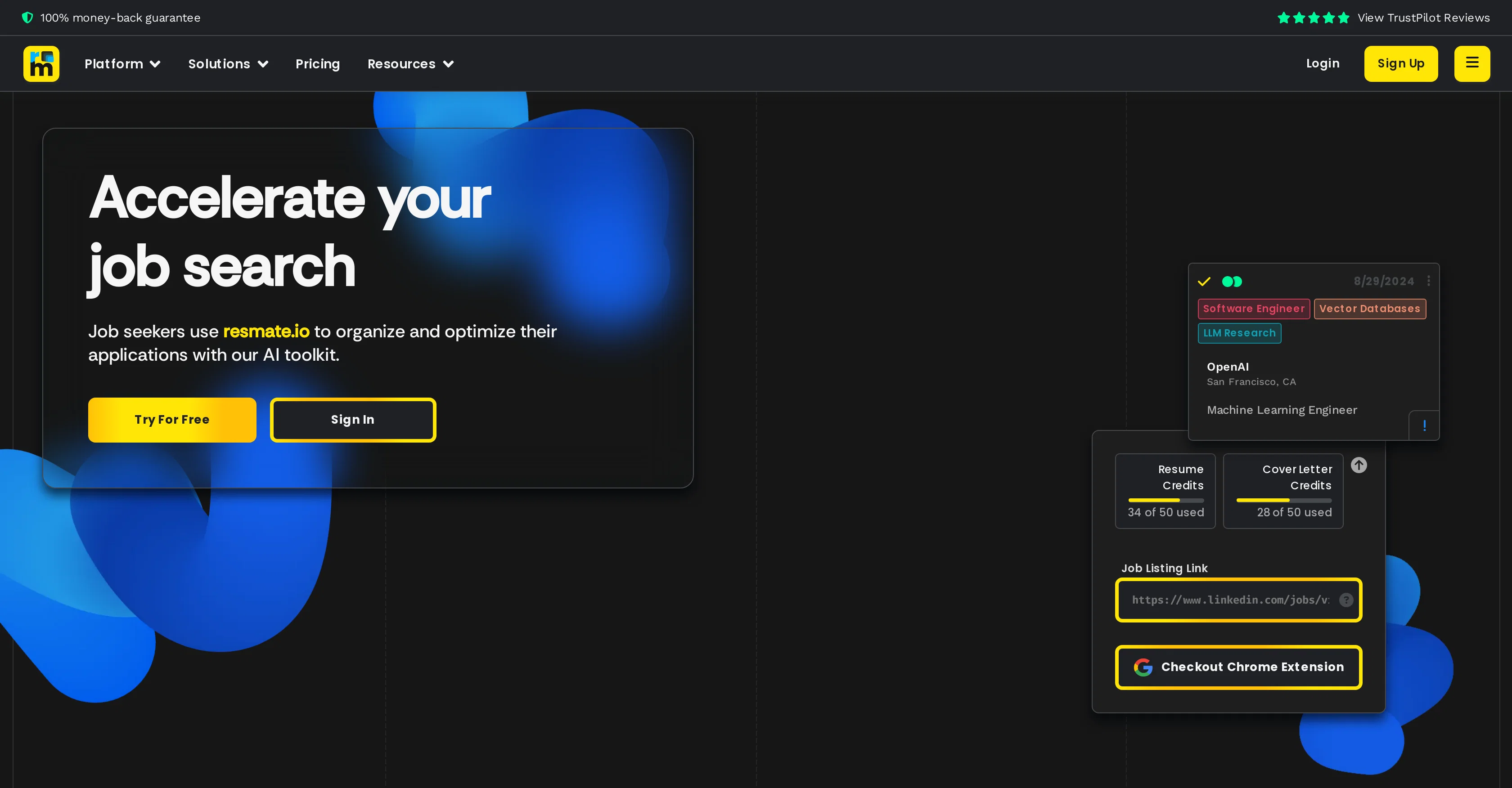 Resmate screenshot