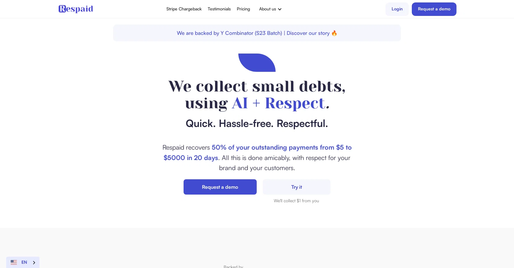 Respaid screenshot