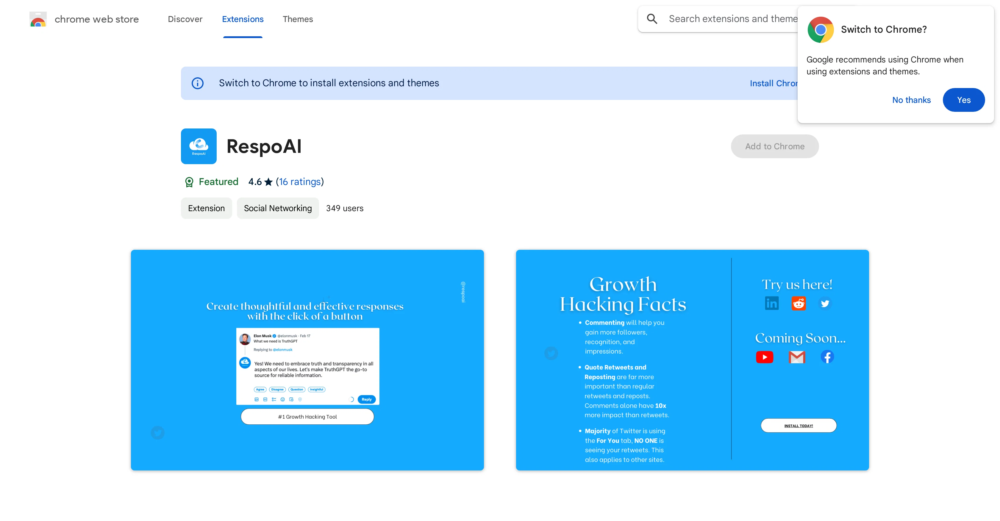 RespoAI screenshot