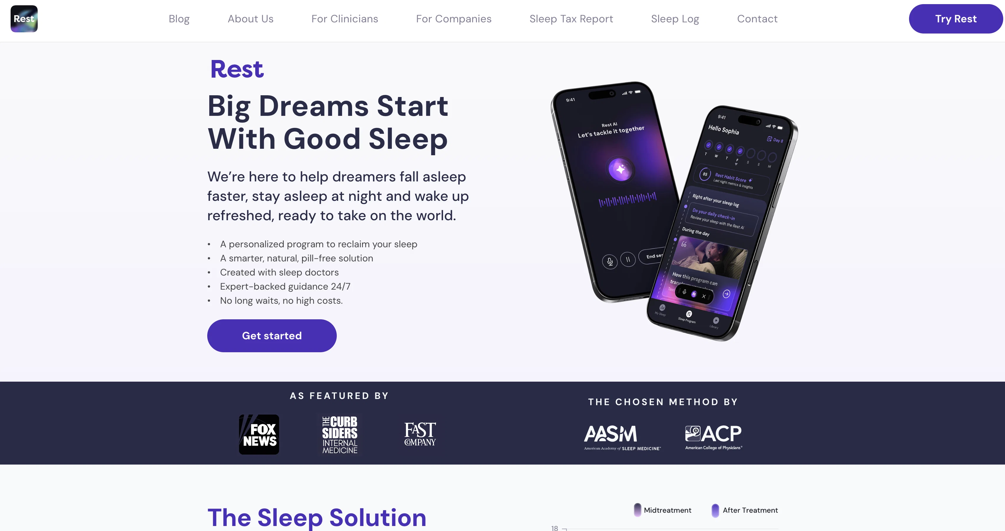 Rest — AI Sleep Coach screenshot