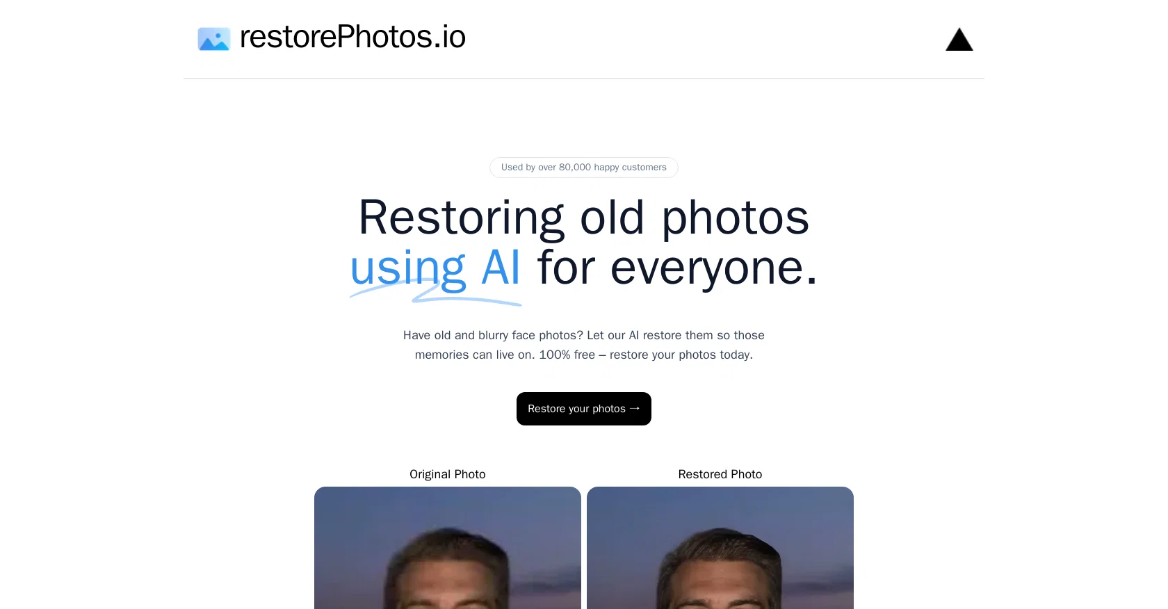 RestorePhotos screenshot