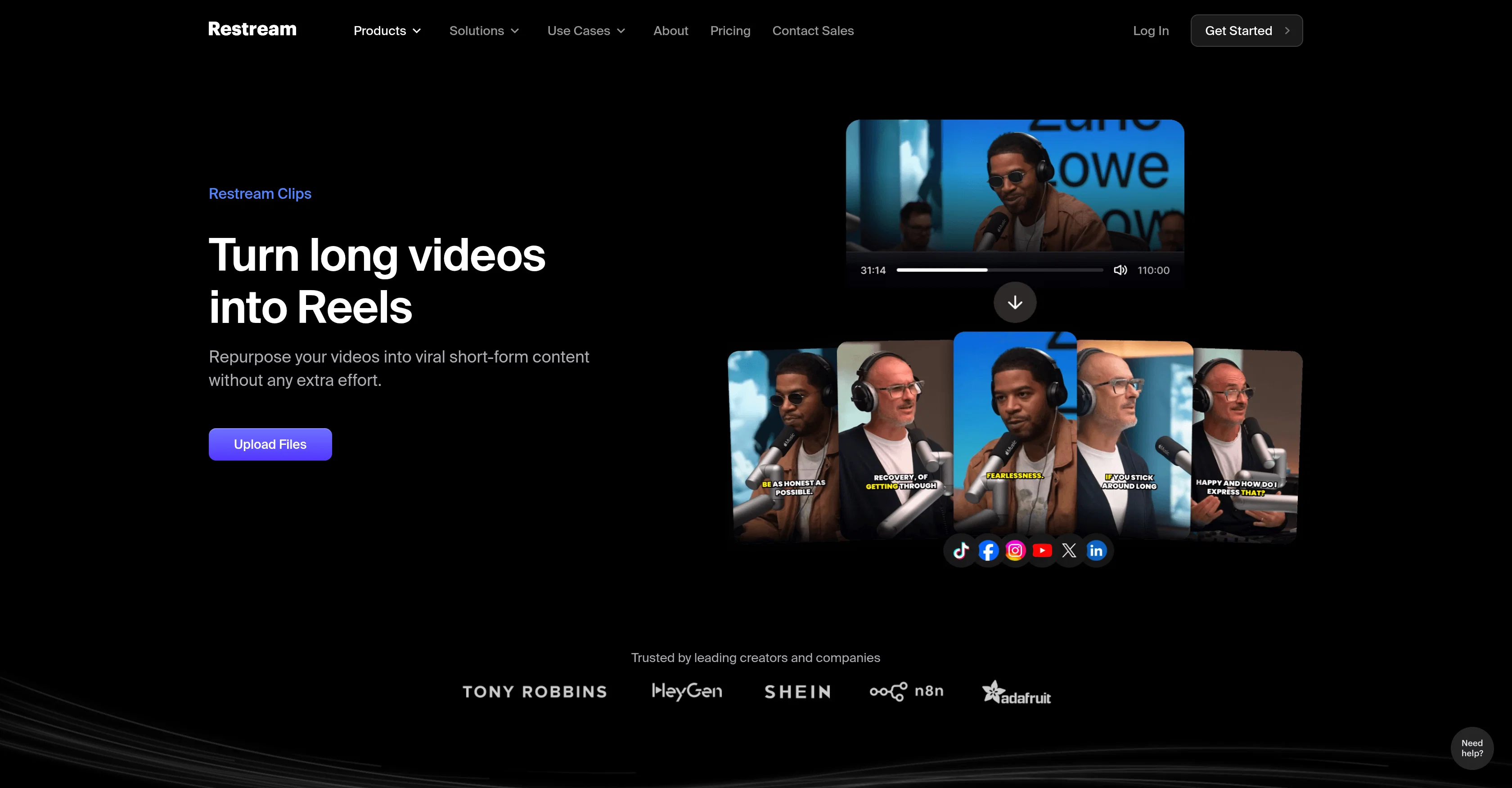 Restream Clips screenshot