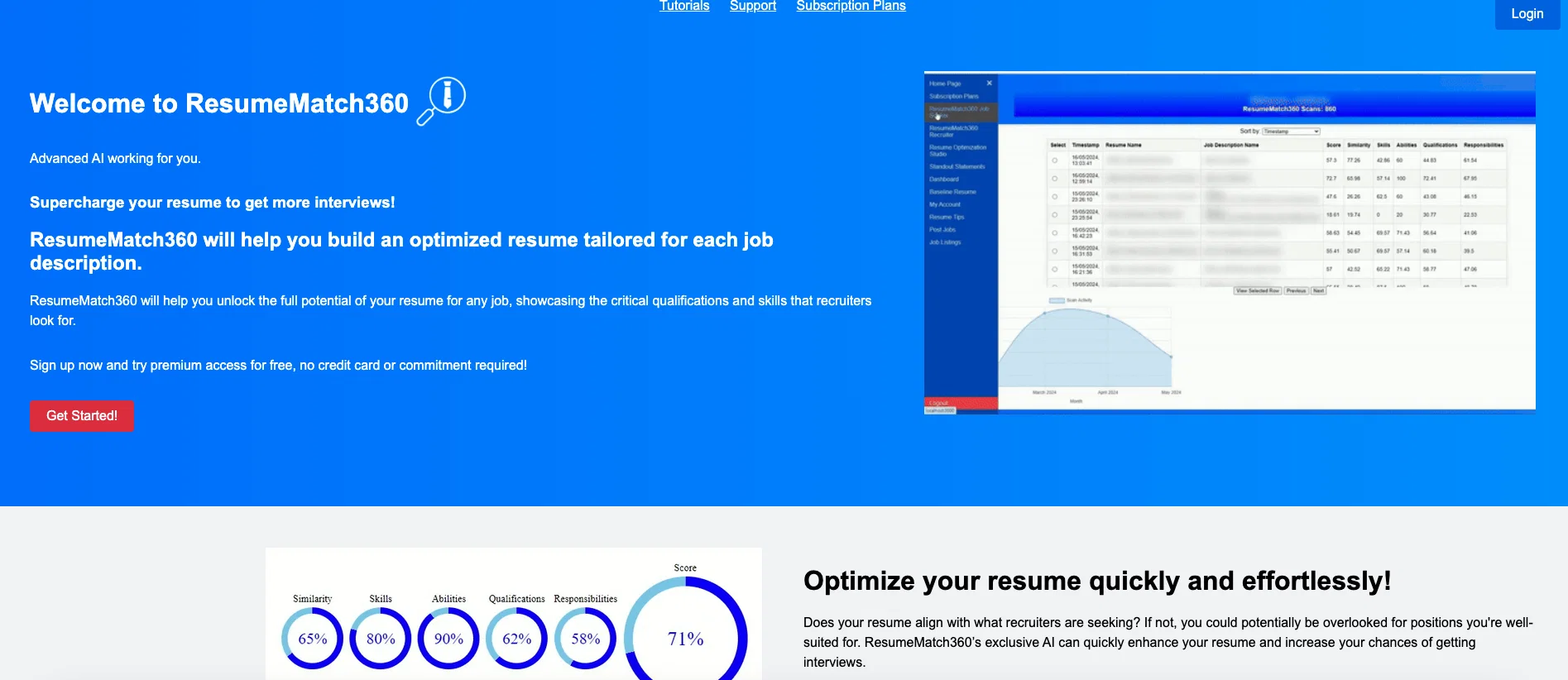 ResumeMatch360 screenshot