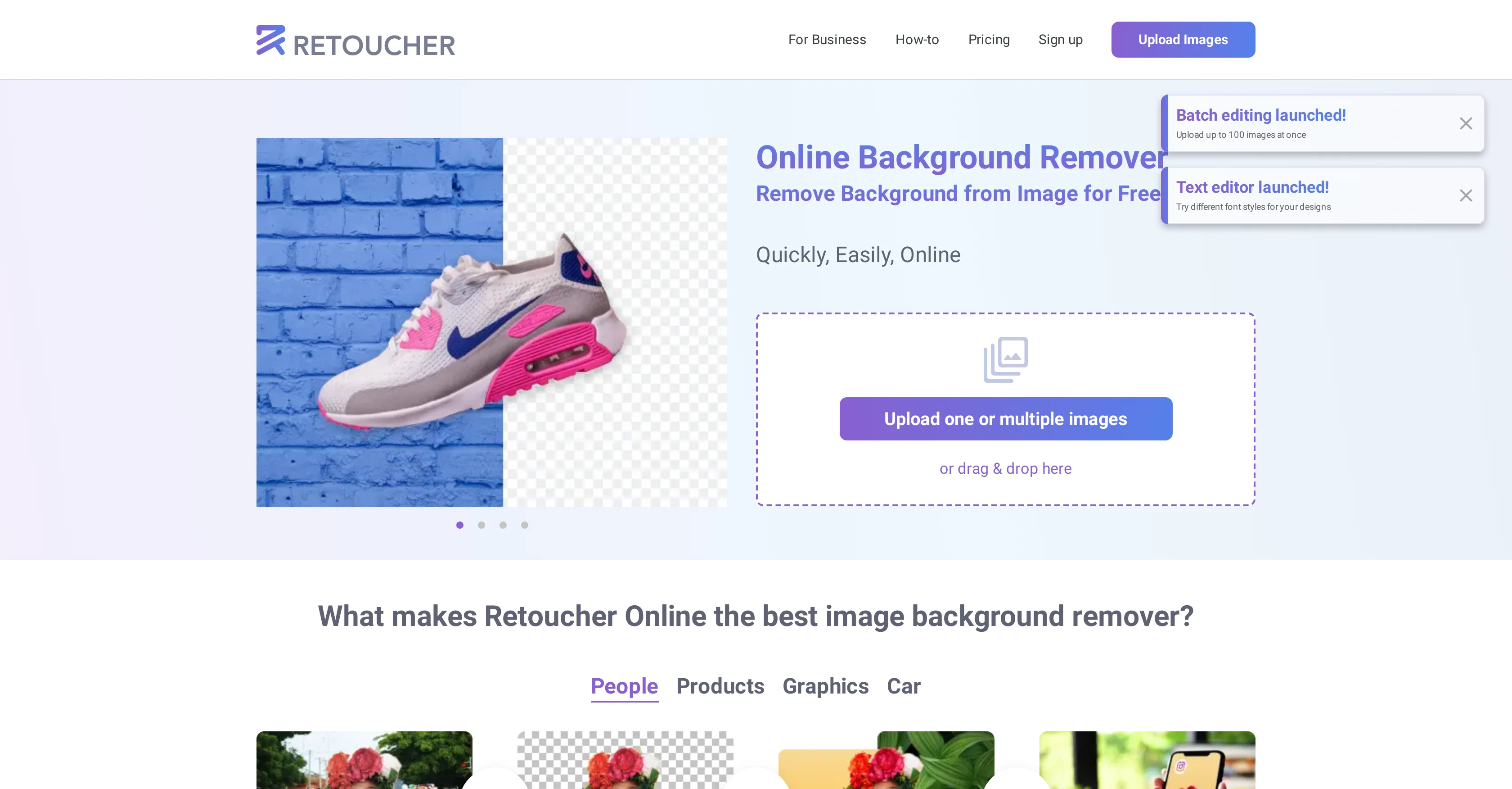 Retoucher screenshot