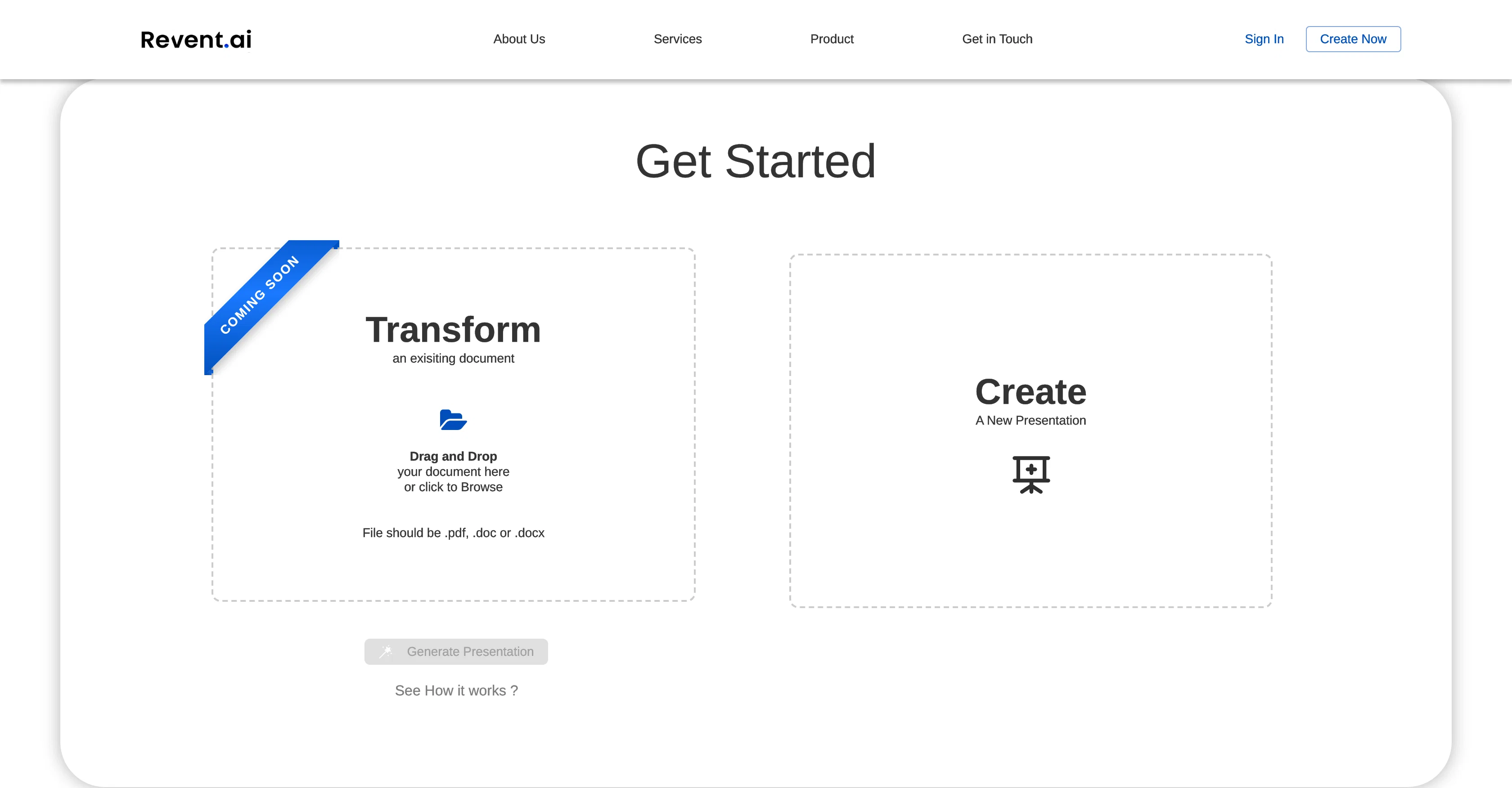 Revent.ai screenshot