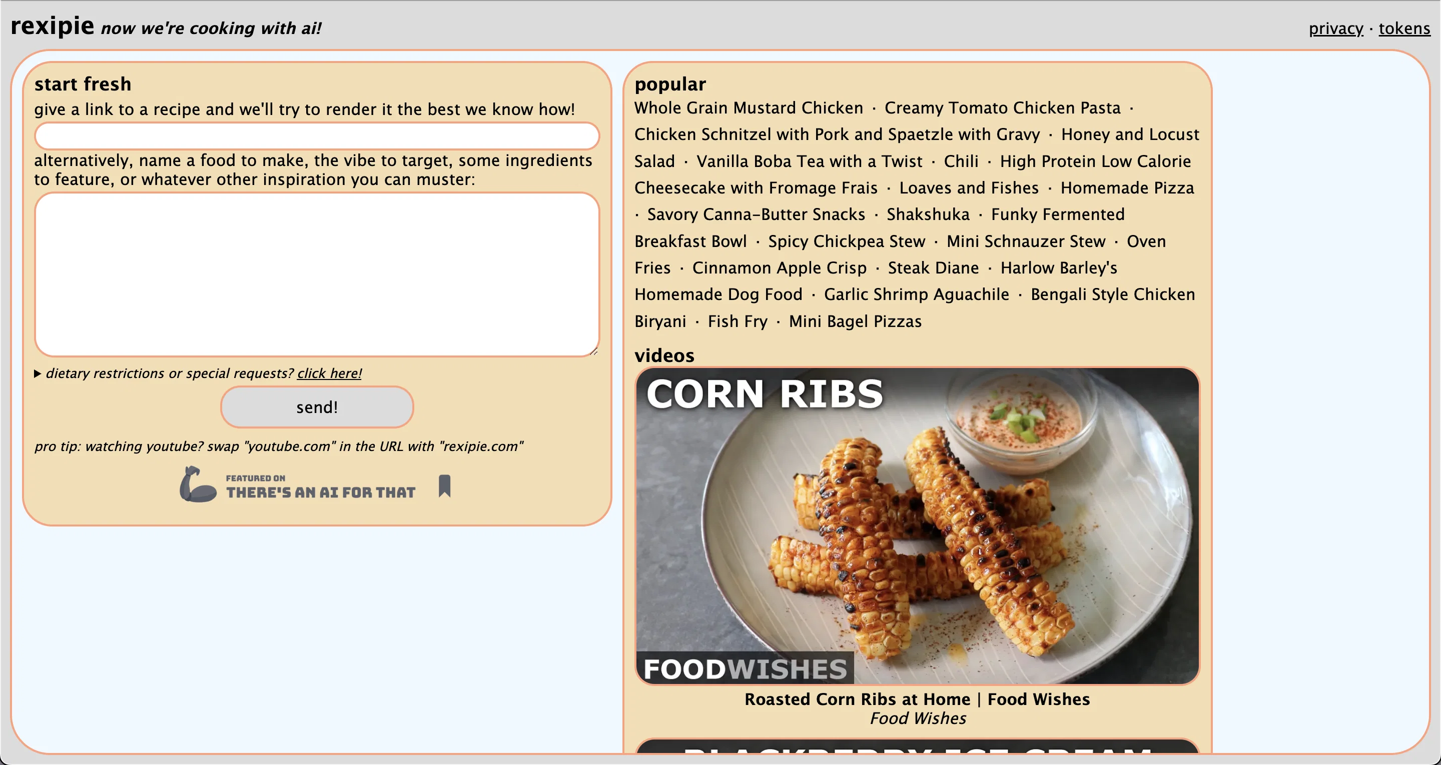 rexipie screenshot