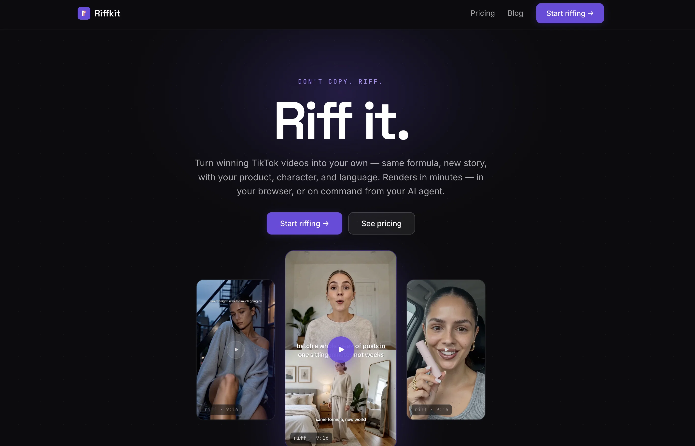 Riffkit screenshot