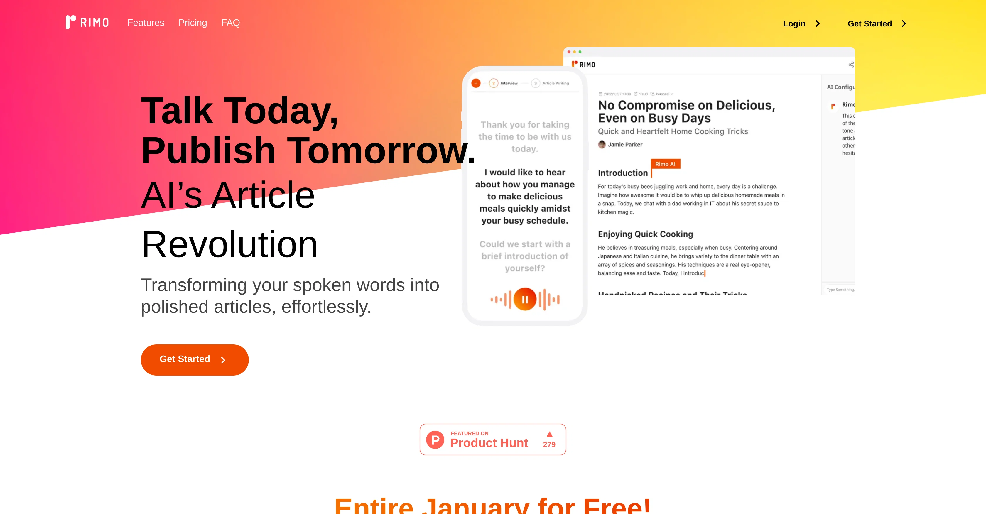 Rimo screenshot