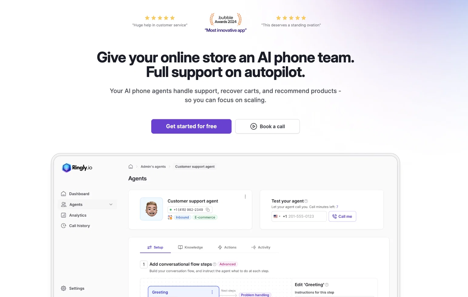 Ringly.io screenshot