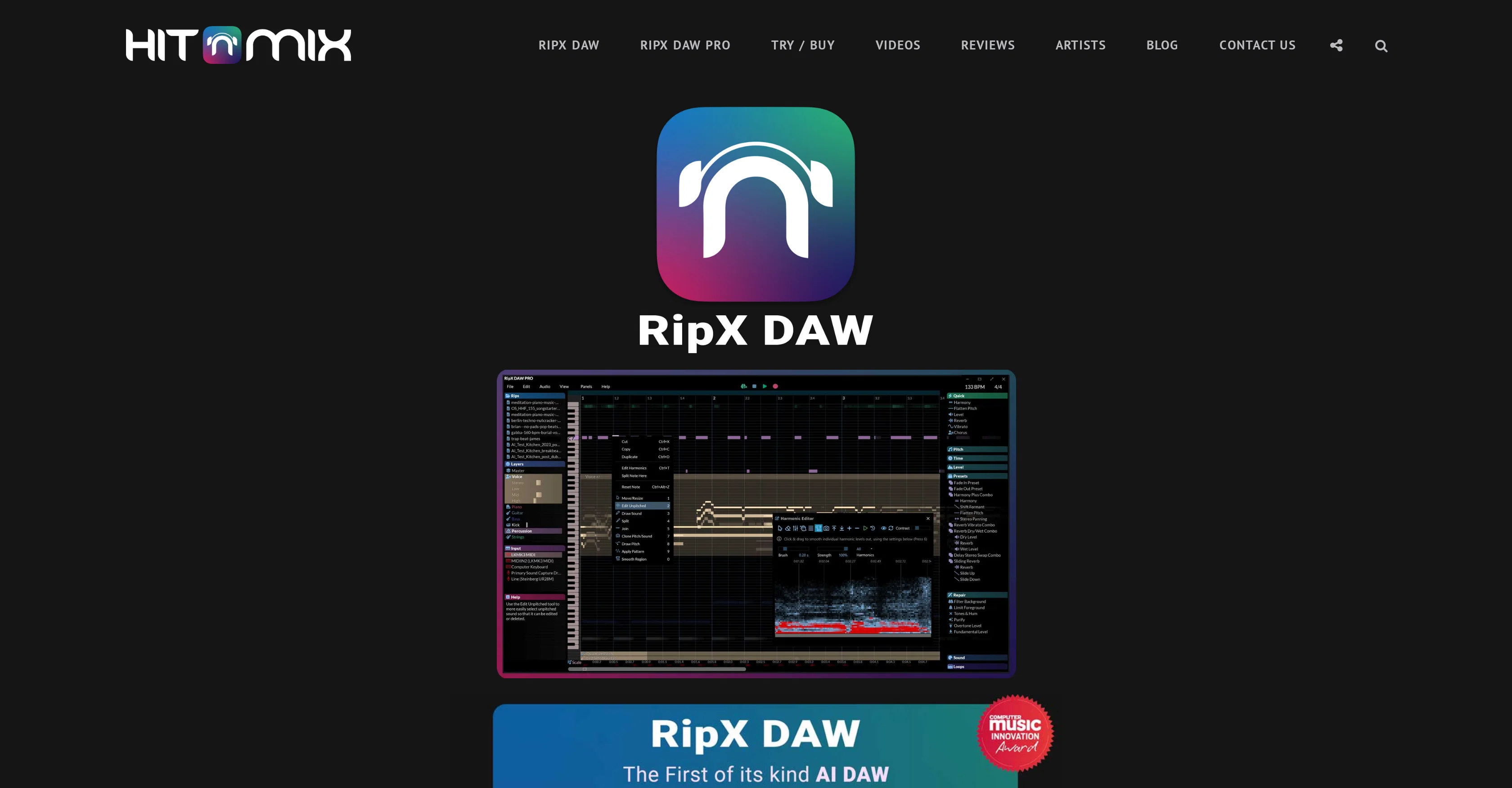 RipX screenshot