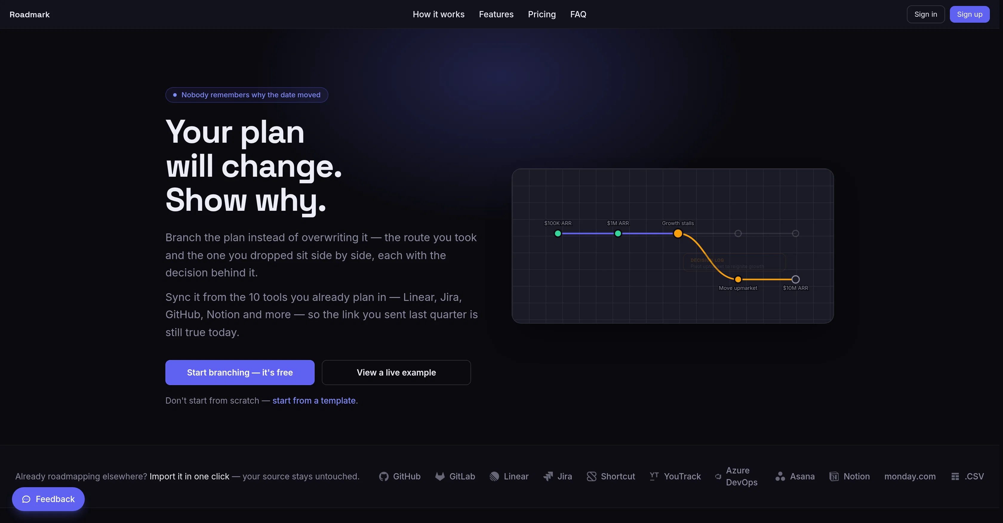 Roadmark screenshot