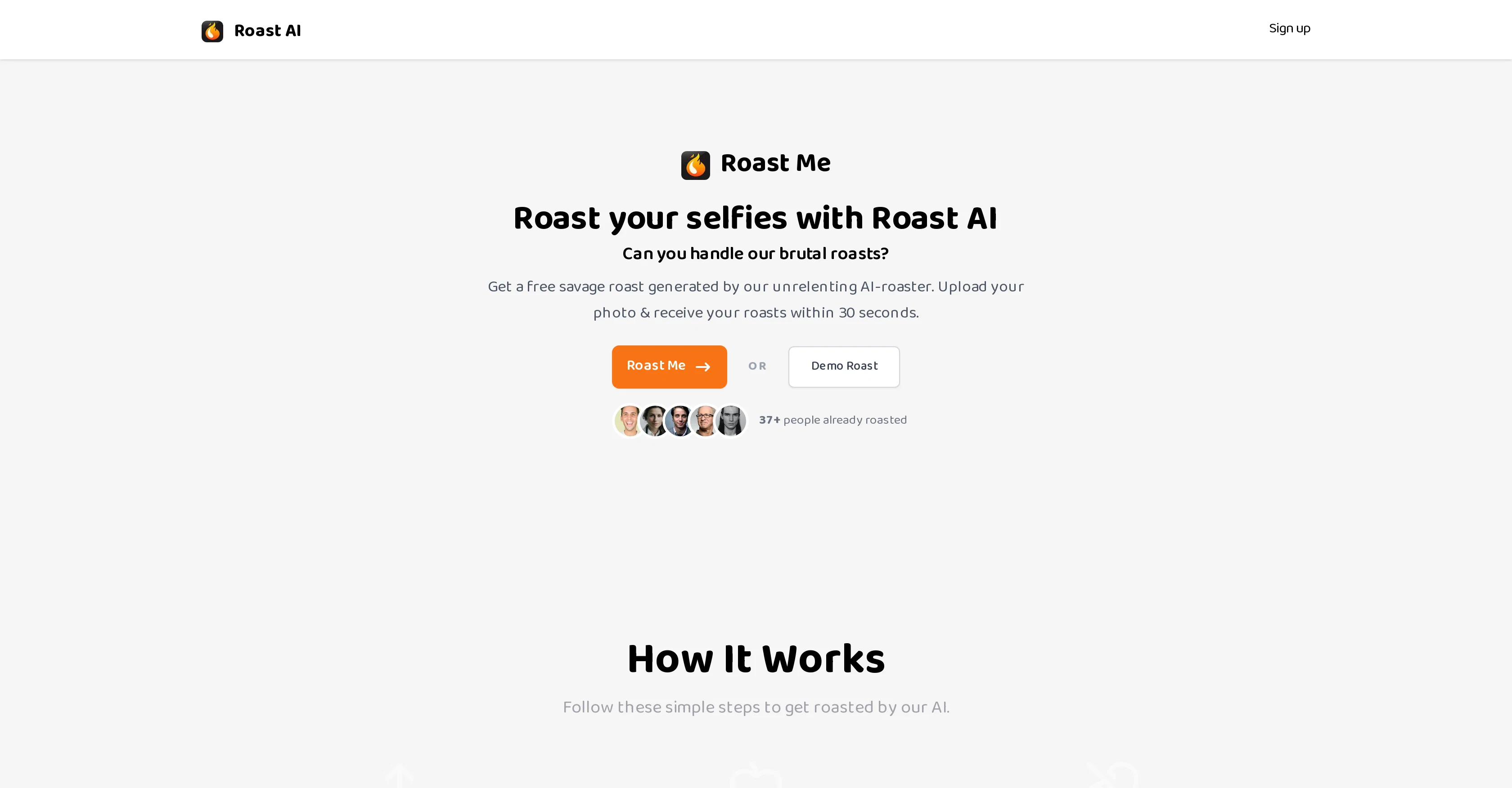 RoastAI.app screenshot