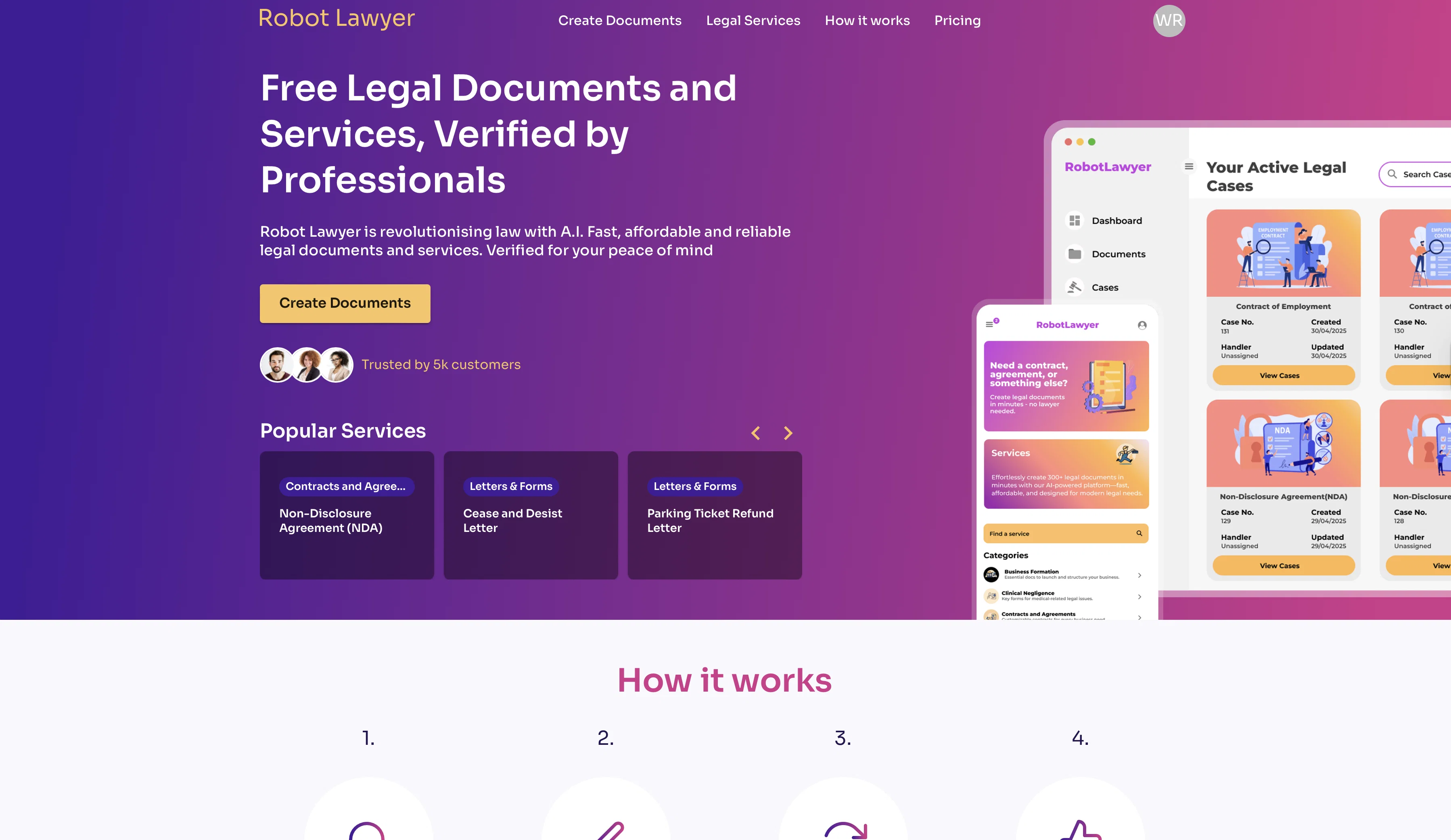 Robot Lawyerv2.0 screenshot