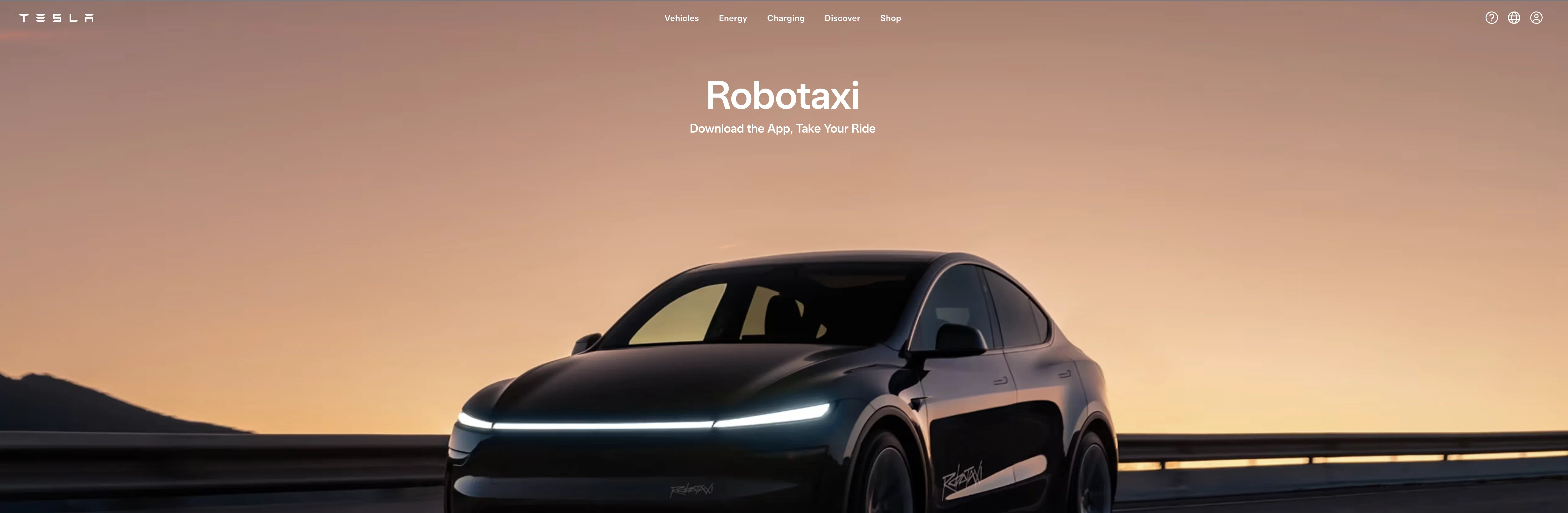 Robotaxi | Tesla screenshot