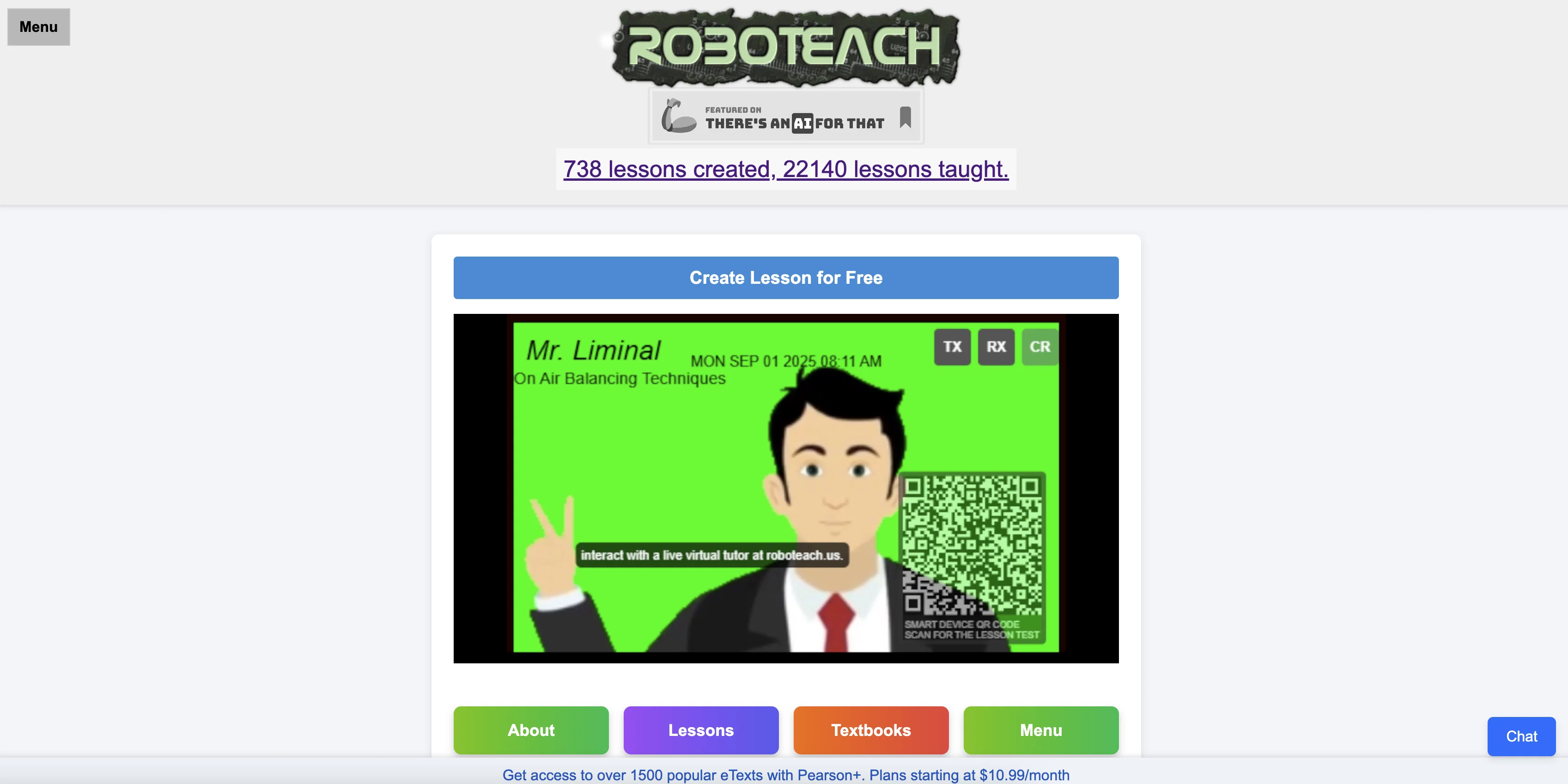 RoboTeach screenshot