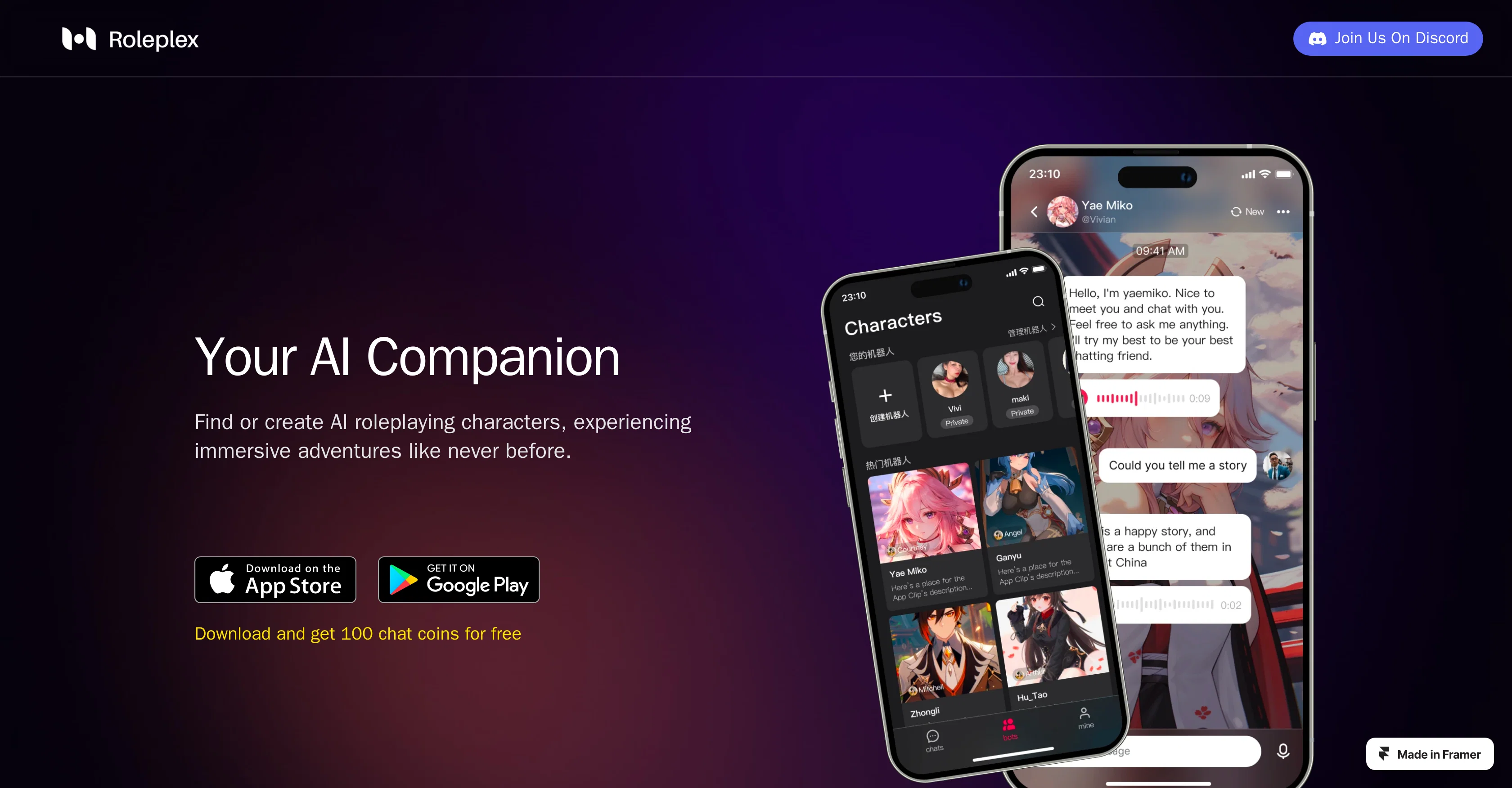 Roleplex screenshot