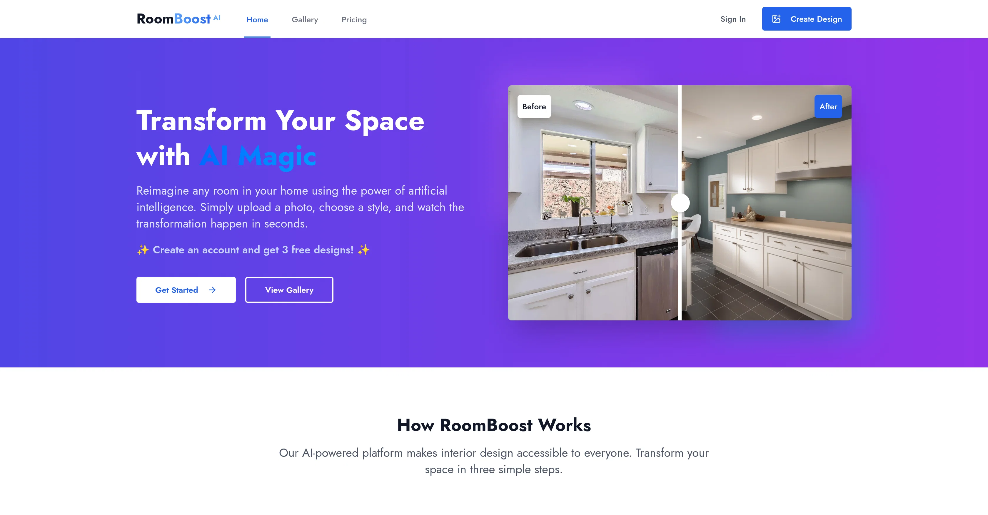 RoomBoost AI screenshot