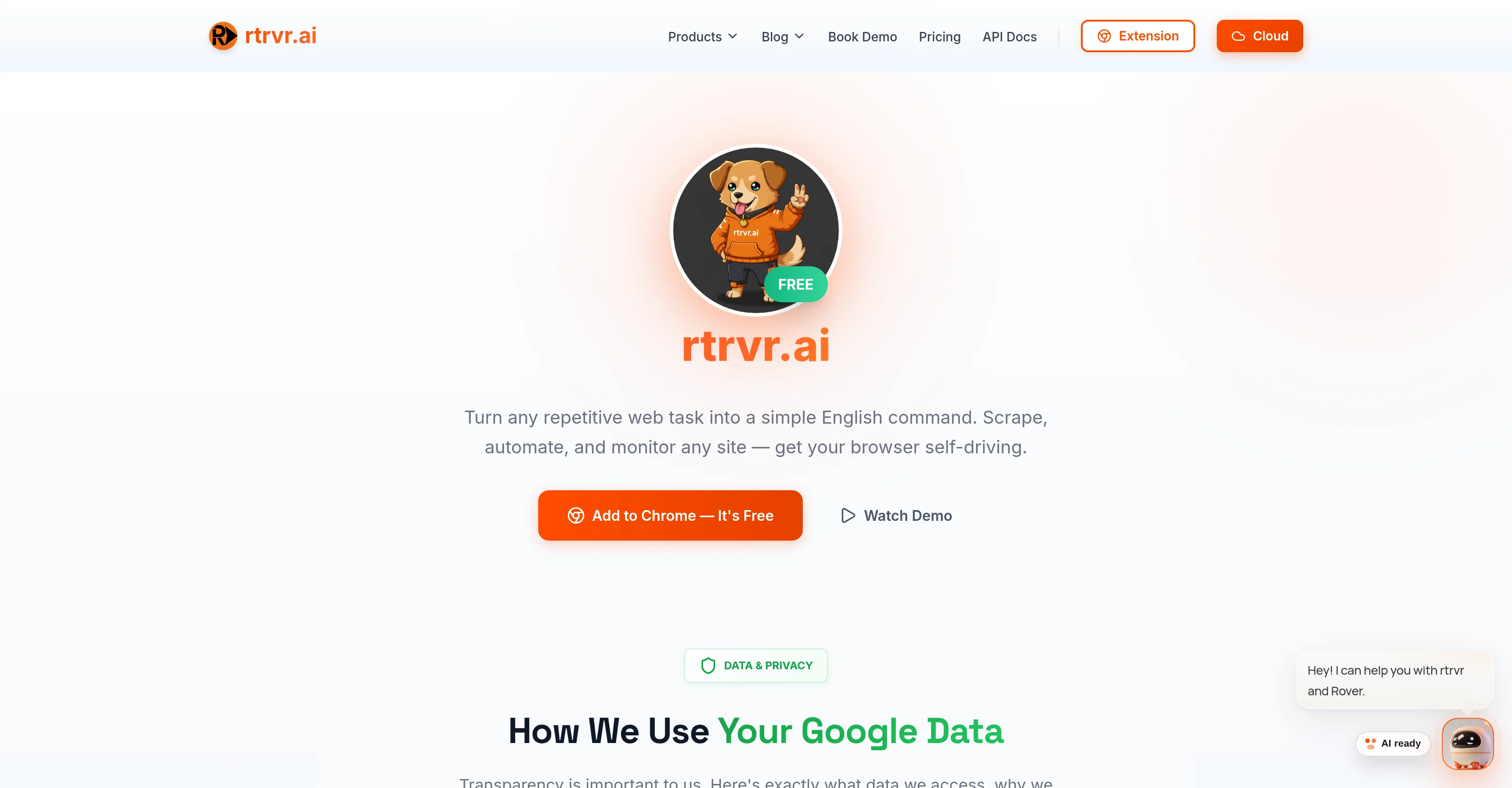 rtrvr.ai screenshot