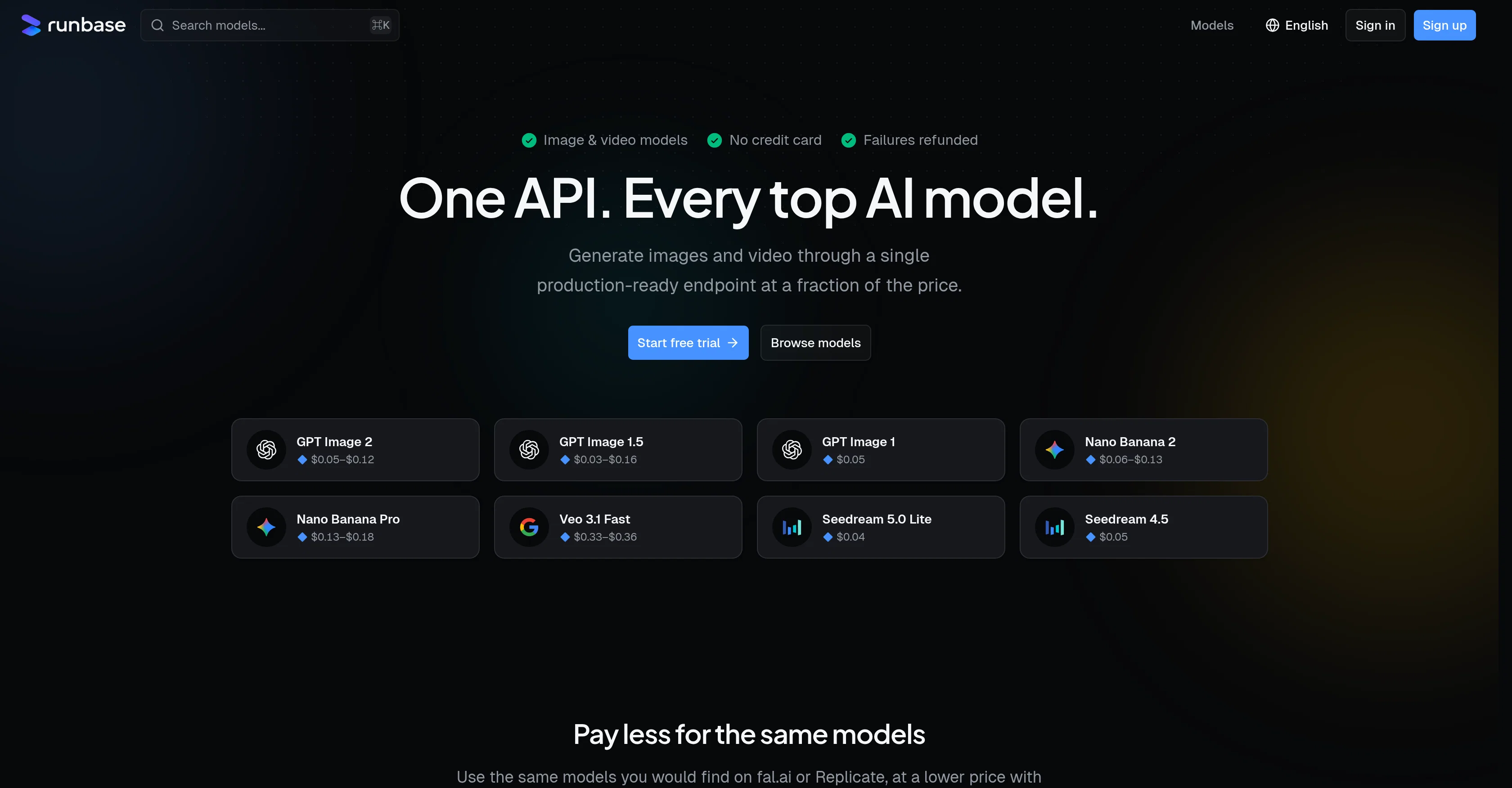 Runbase screenshot