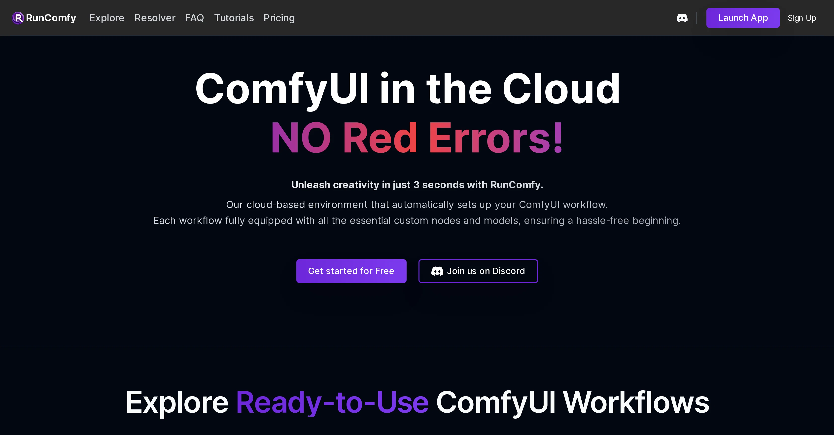 RunComfy screenshot