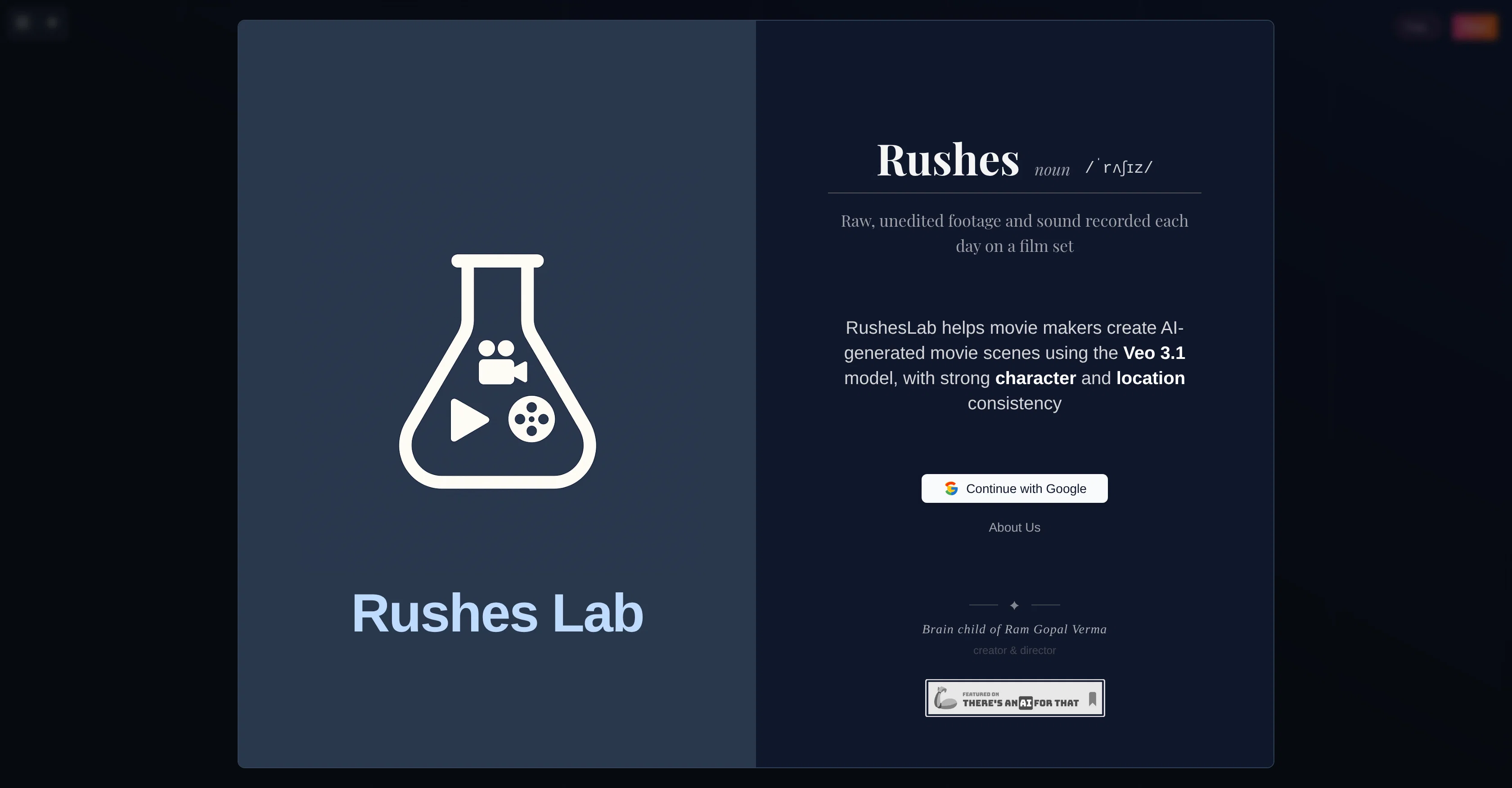 Rusheslab screenshot