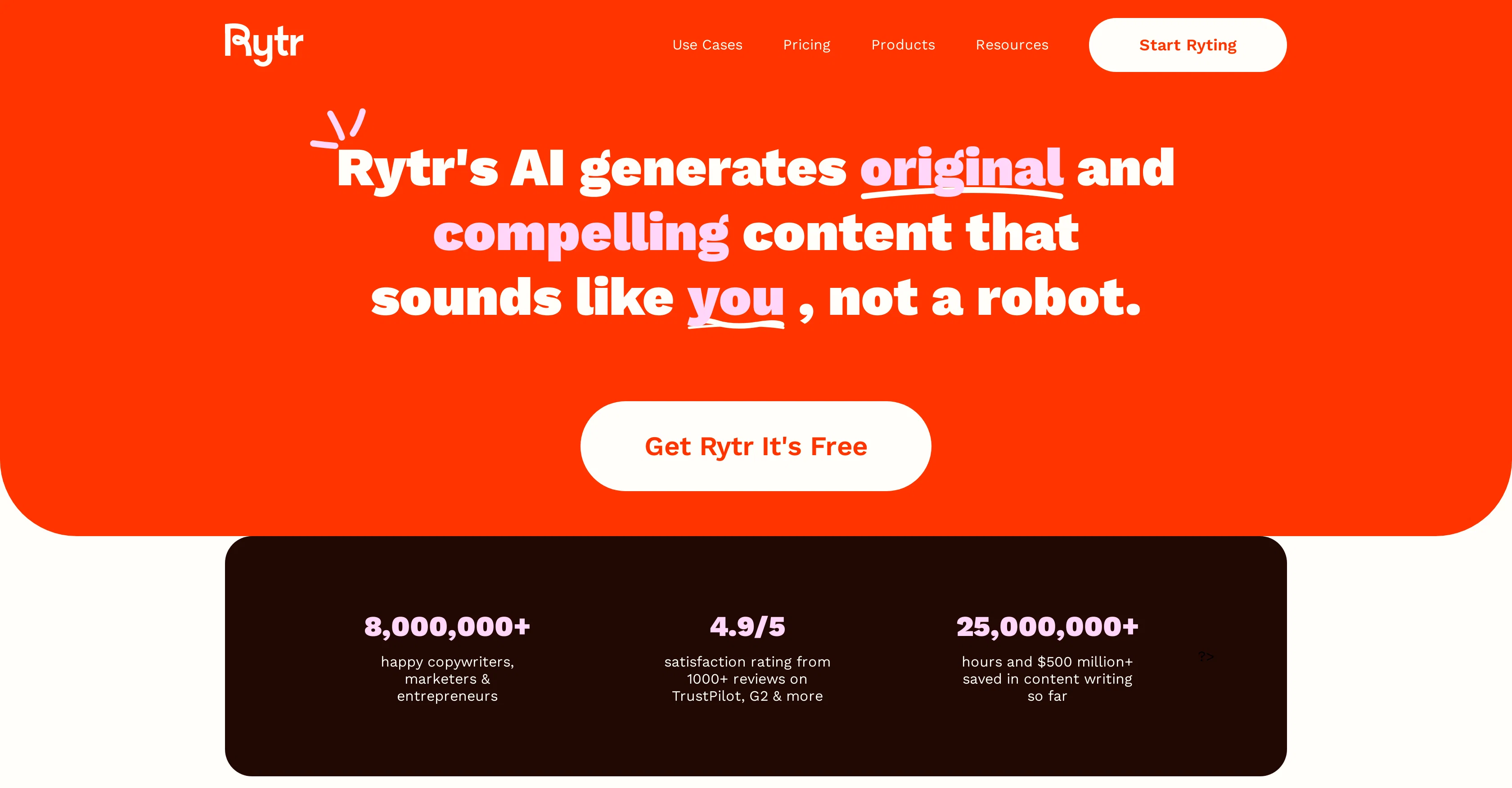 Rytr screenshot