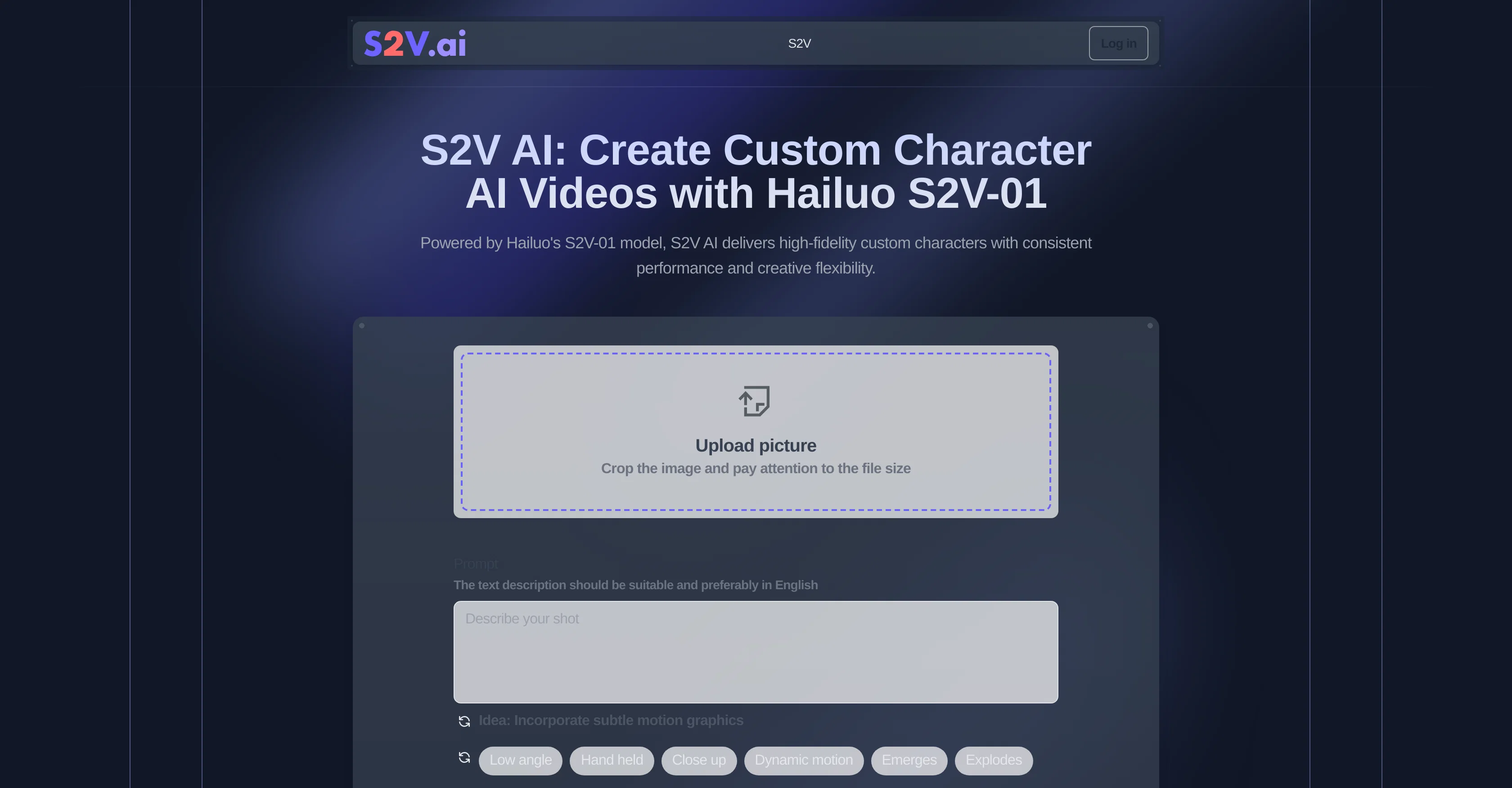 S2V screenshot
