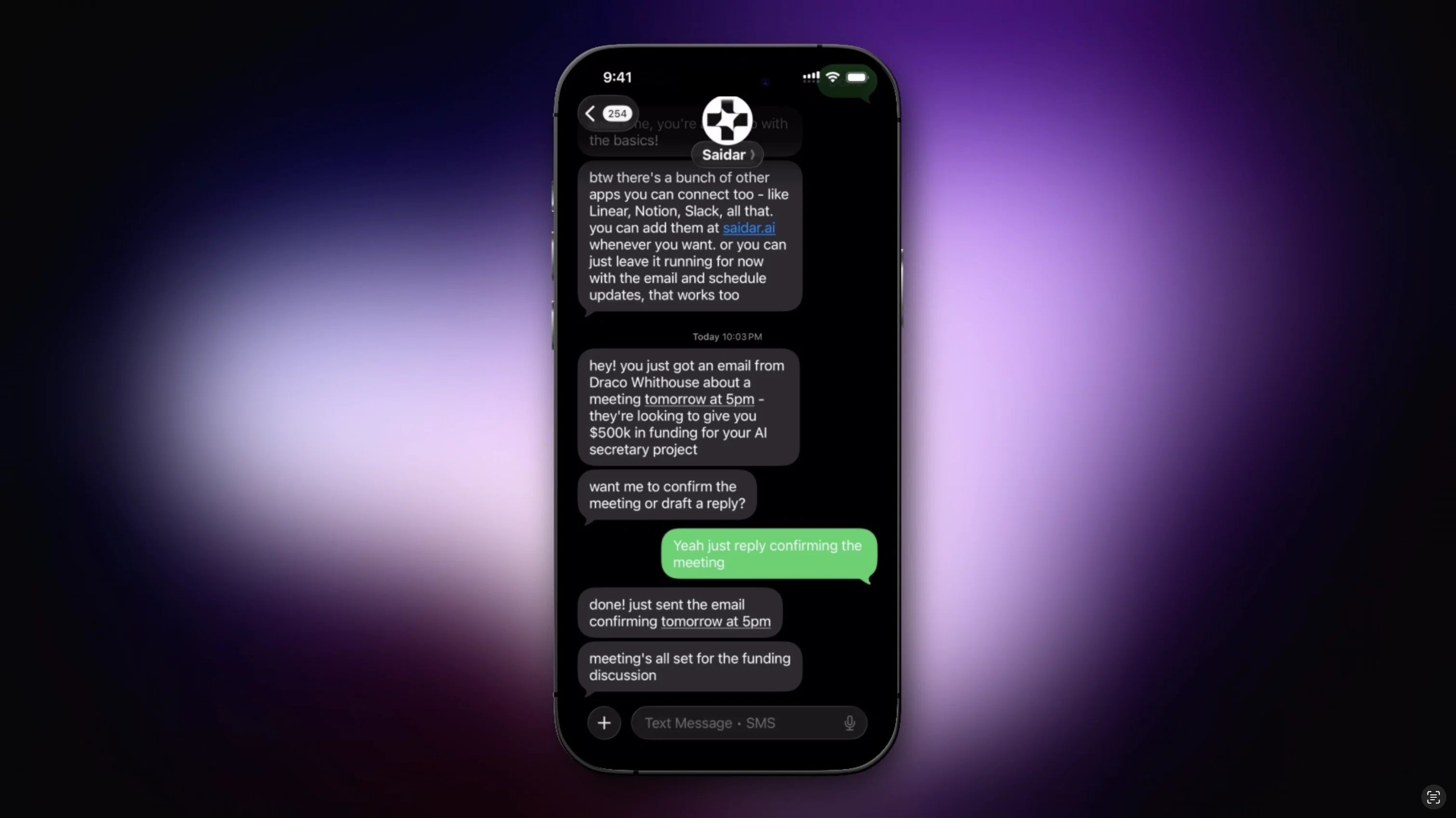 Saidar3.0 screenshot