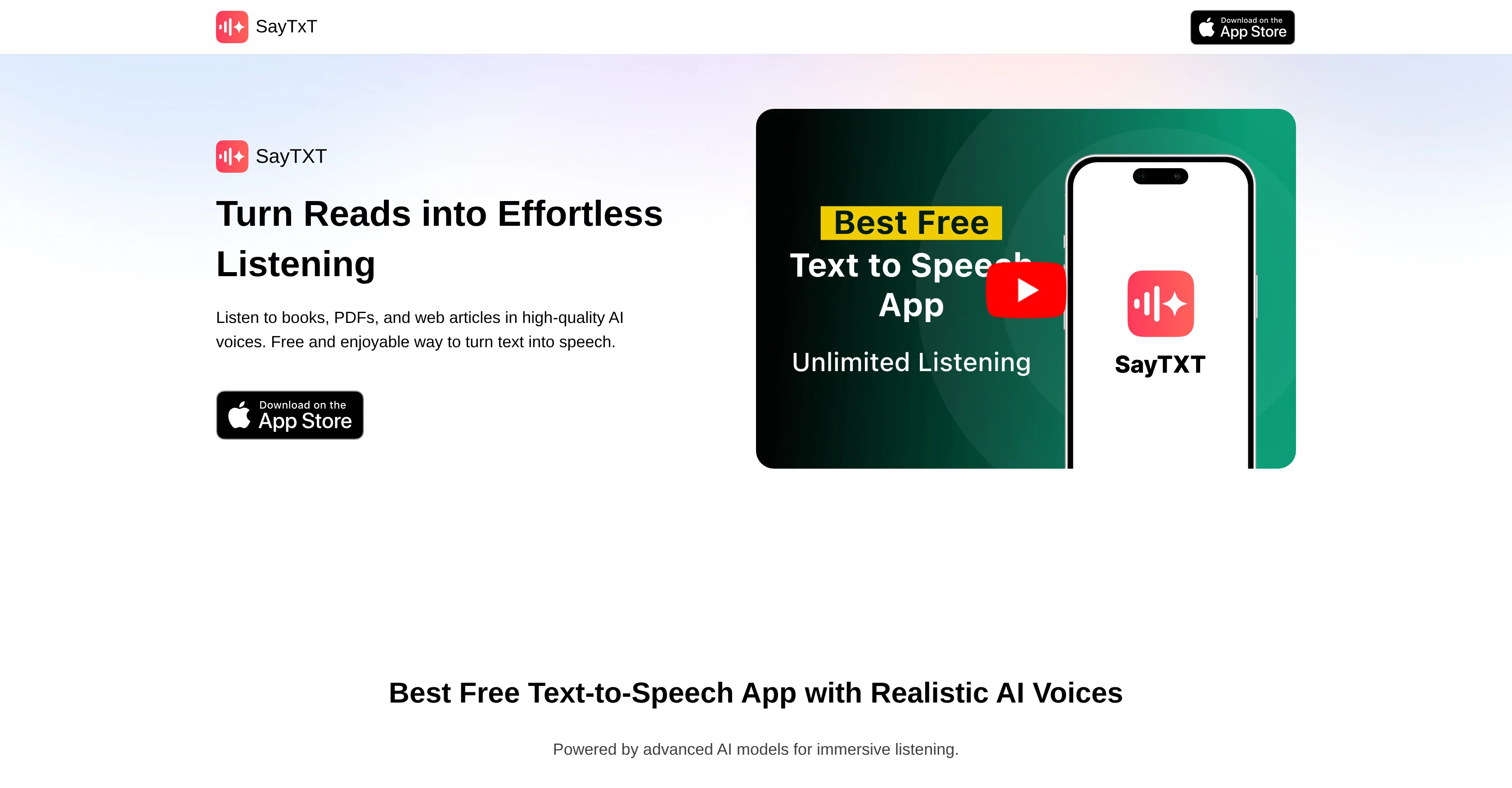 SayTxT by PDFgear screenshot