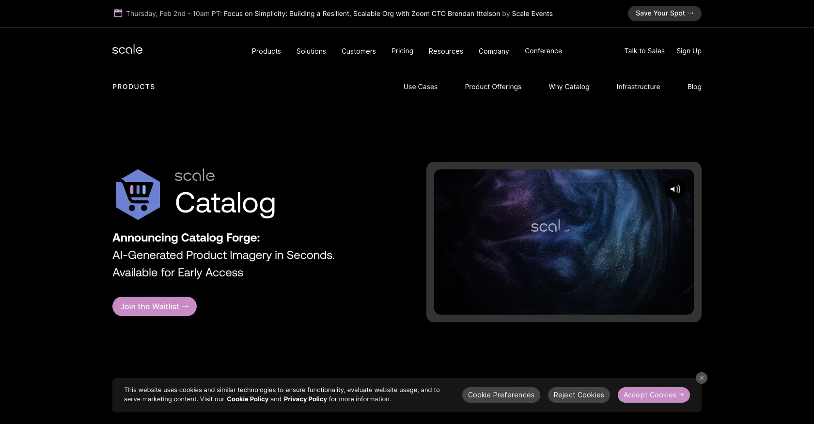 Scale Catalog Forge screenshot
