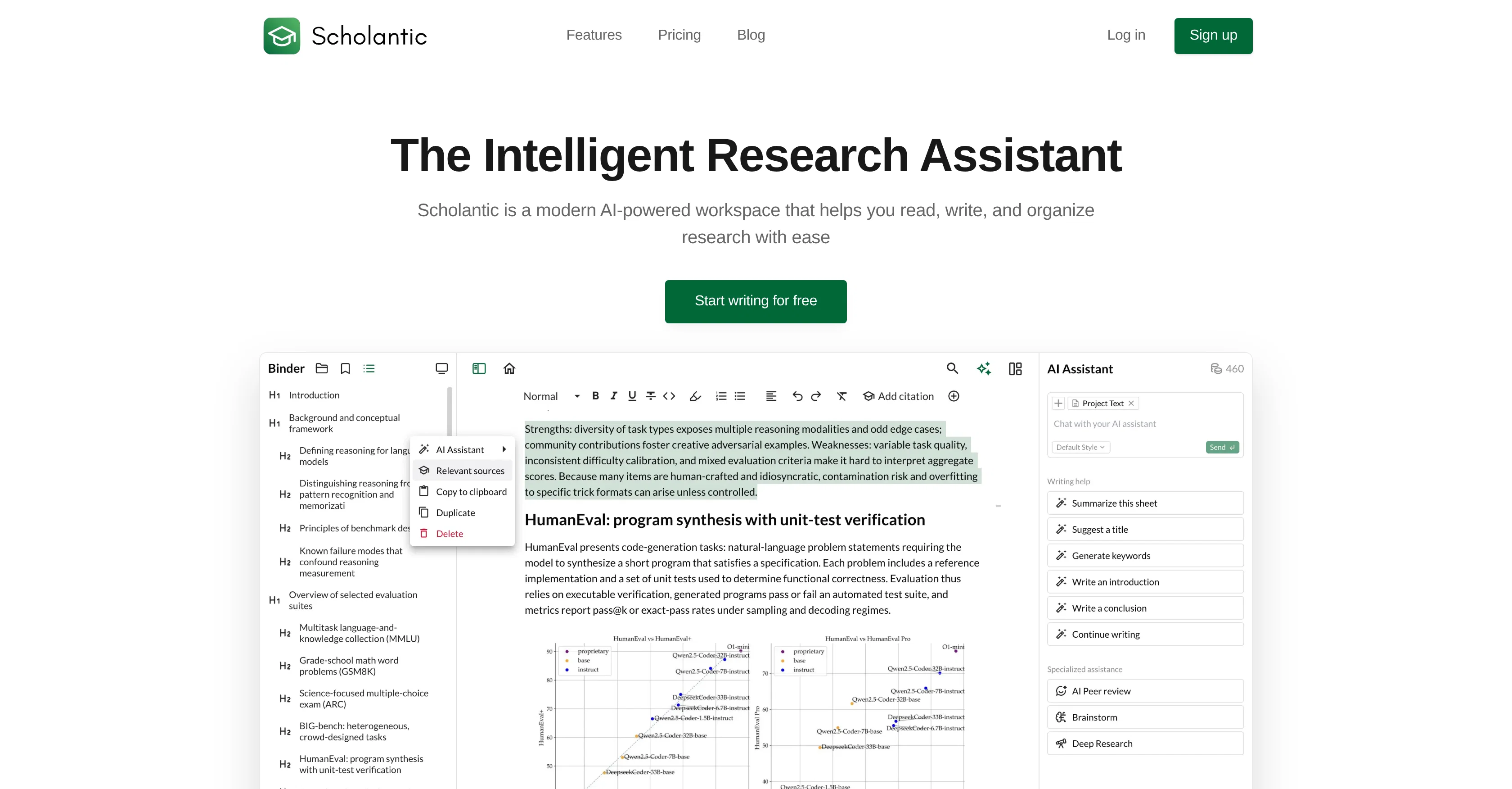 Scholantic screenshot