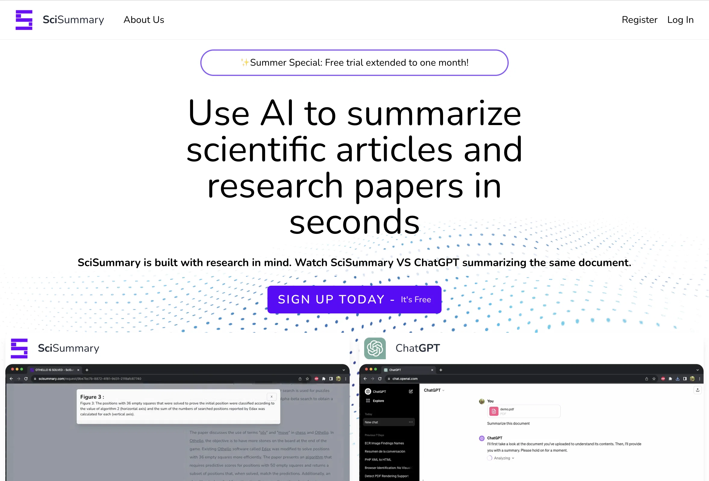 Scisummaryv1.4.0 screenshot