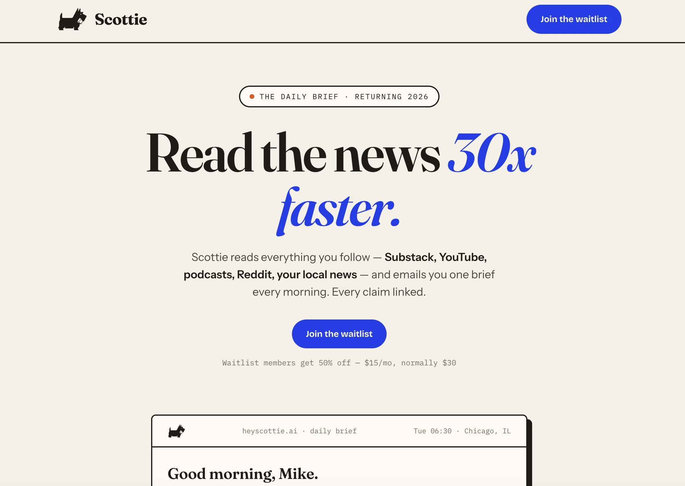 Scottie — Read Less, Know Morev3.2.0 screenshot