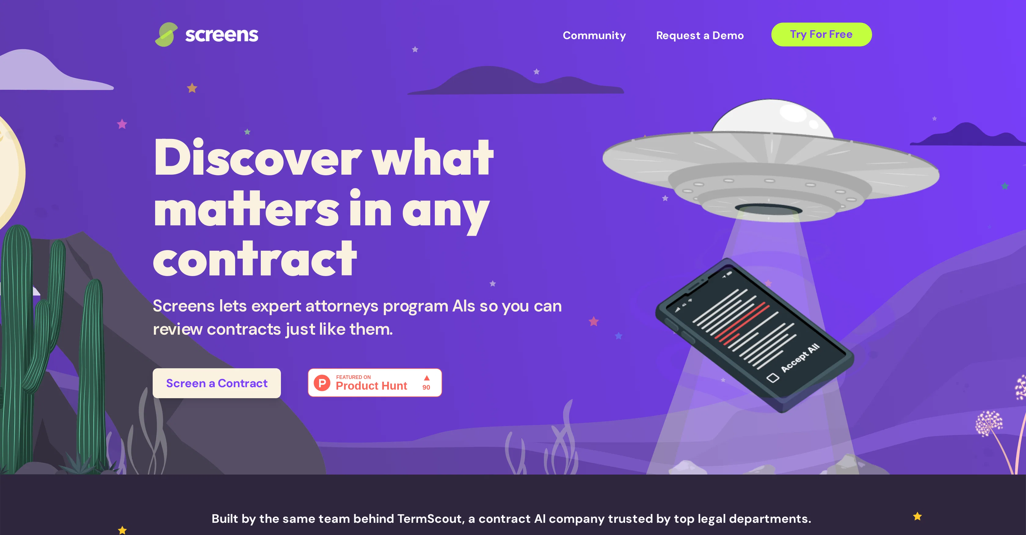 Screens screenshot
