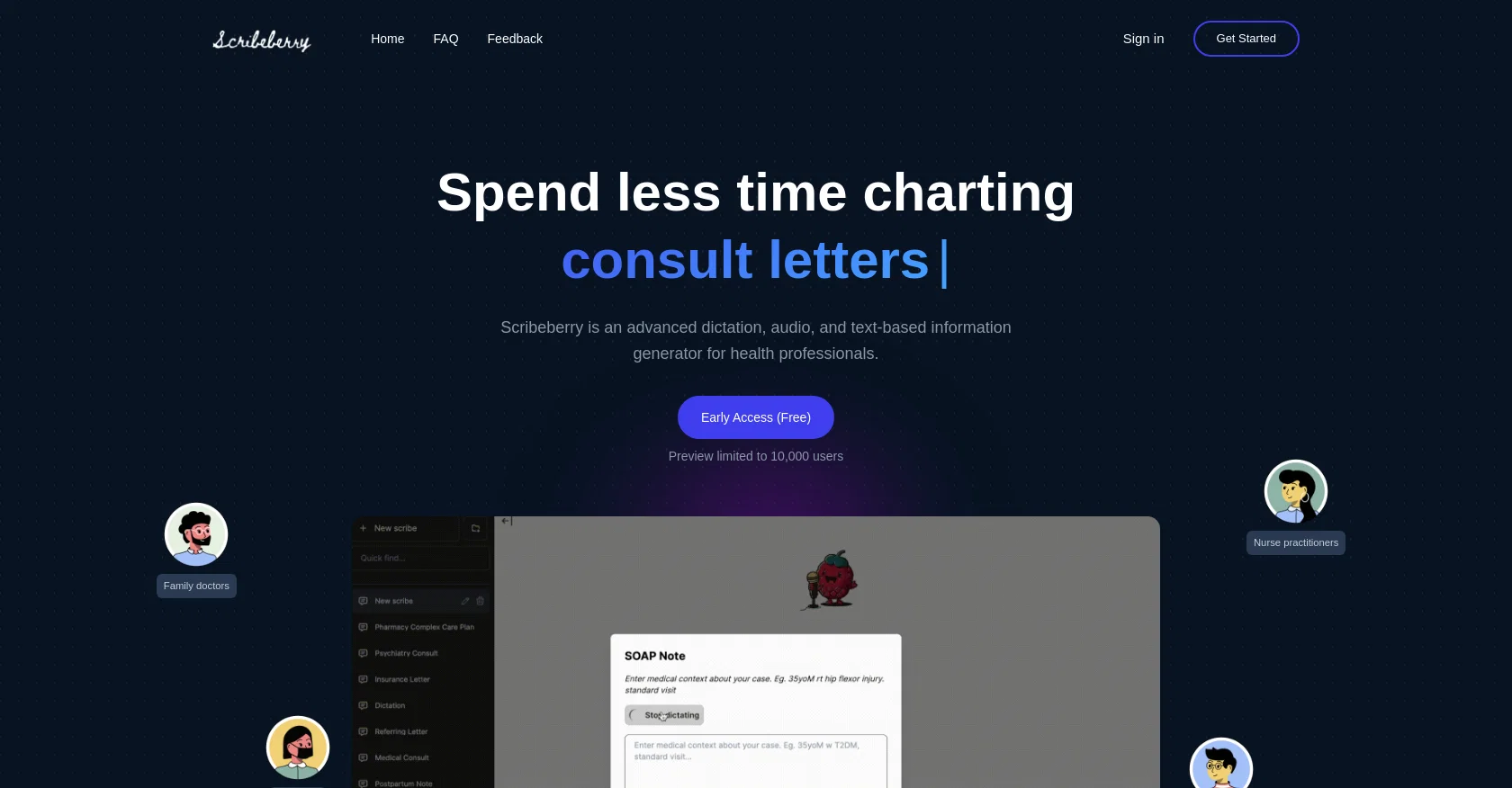 ScribeBerry screenshot
