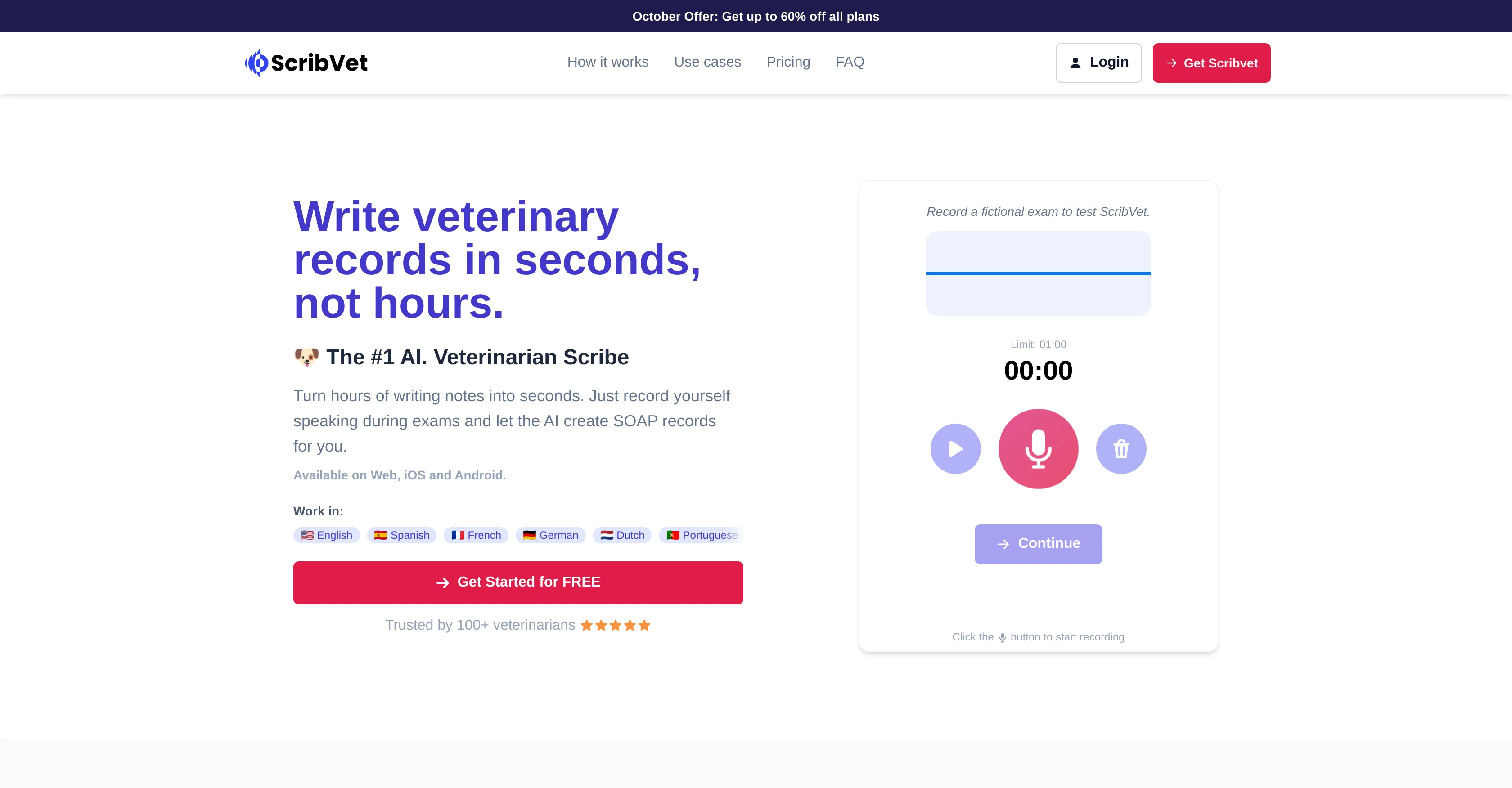 ScribVet screenshot