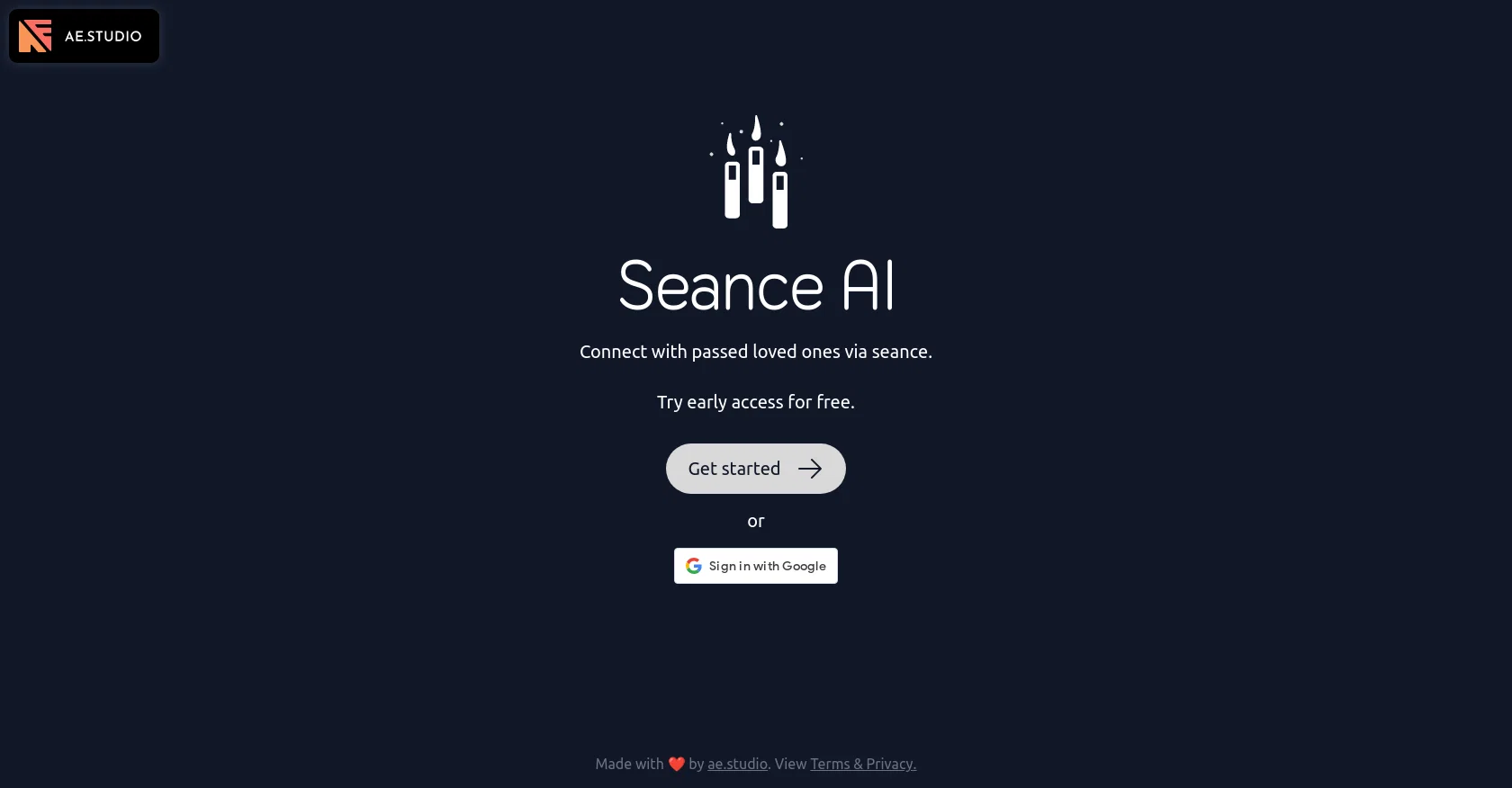 Seanceai screenshot