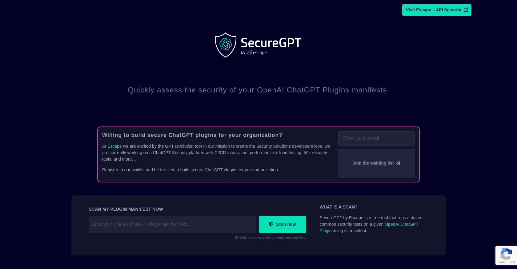 SecureGPT screenshot