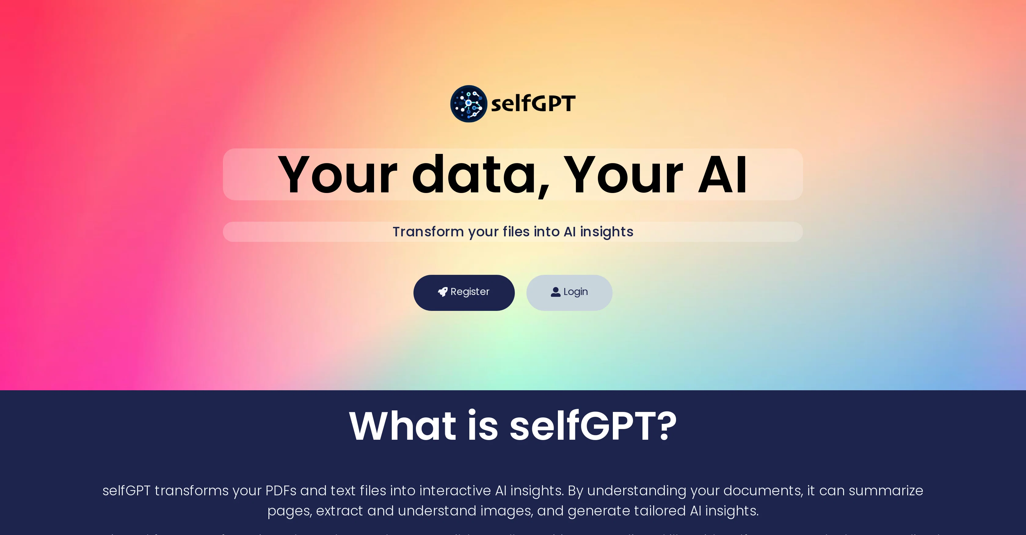 selfGPT screenshot