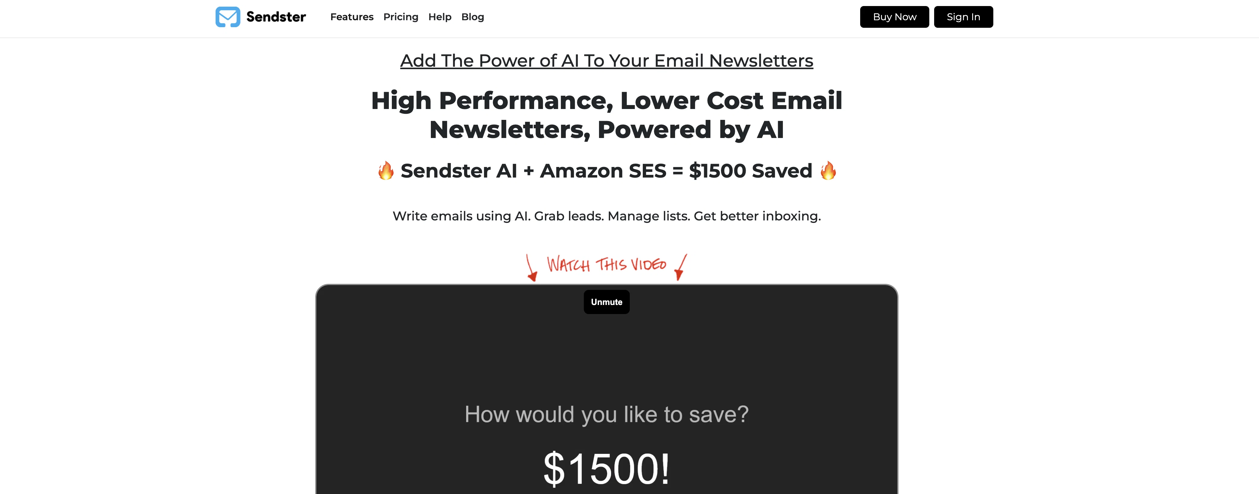 Sendster screenshot