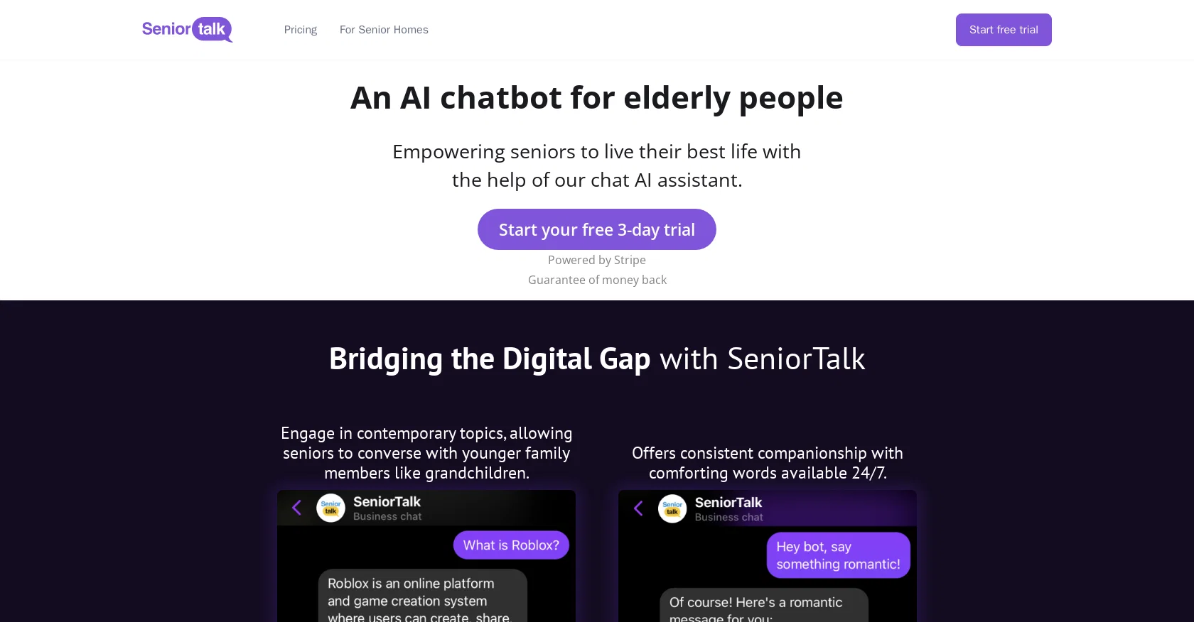 SeniorTalk screenshot