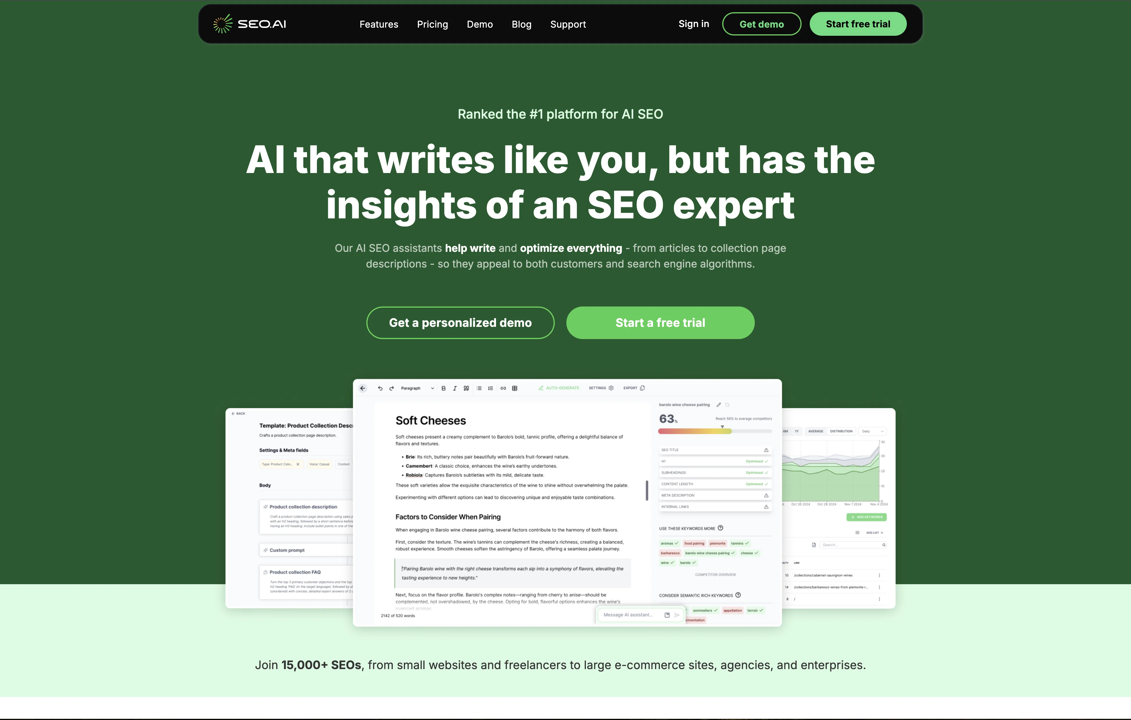 SEO.ai screenshot