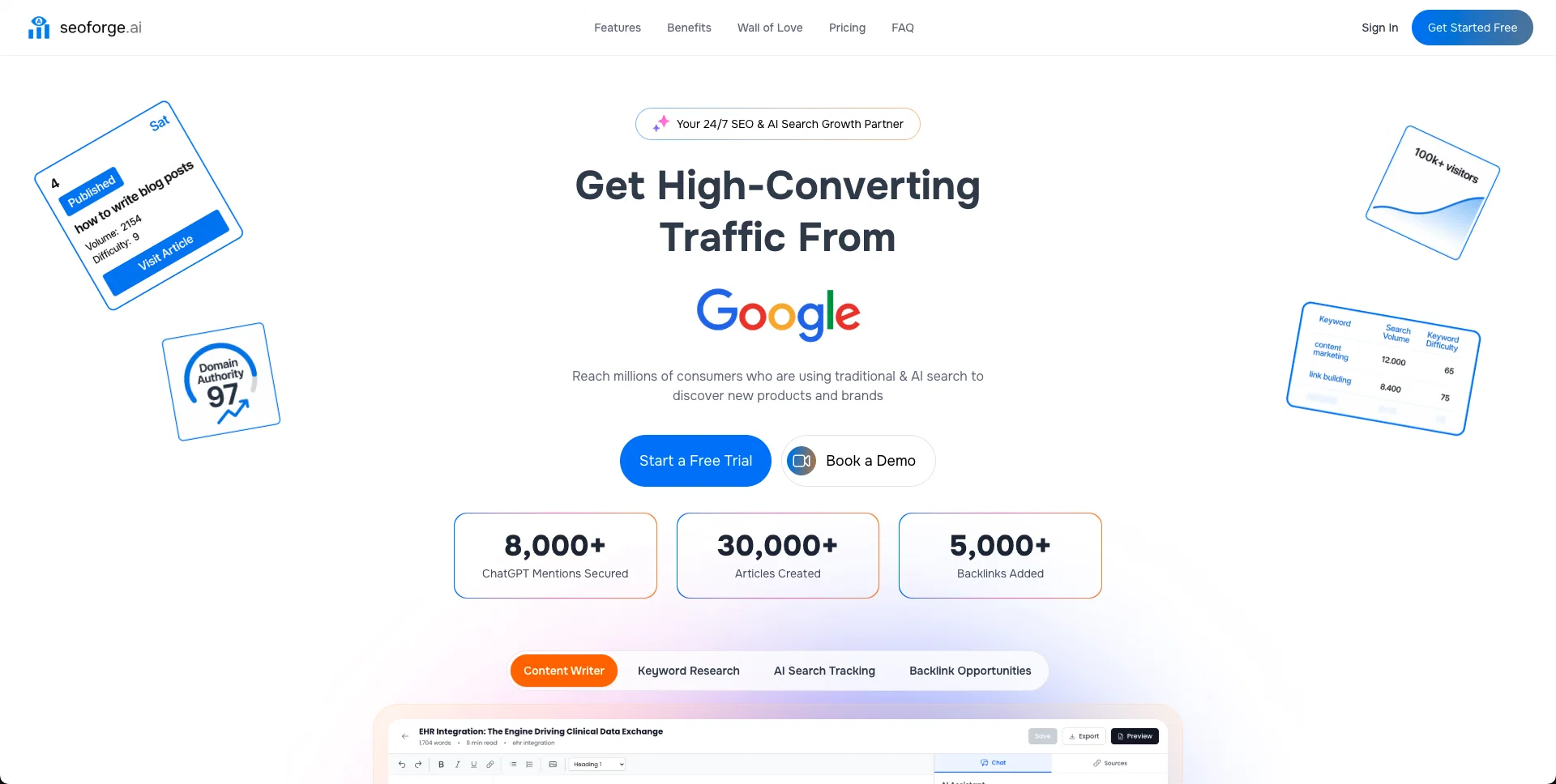 SEOForge.aiv3.0.0 screenshot