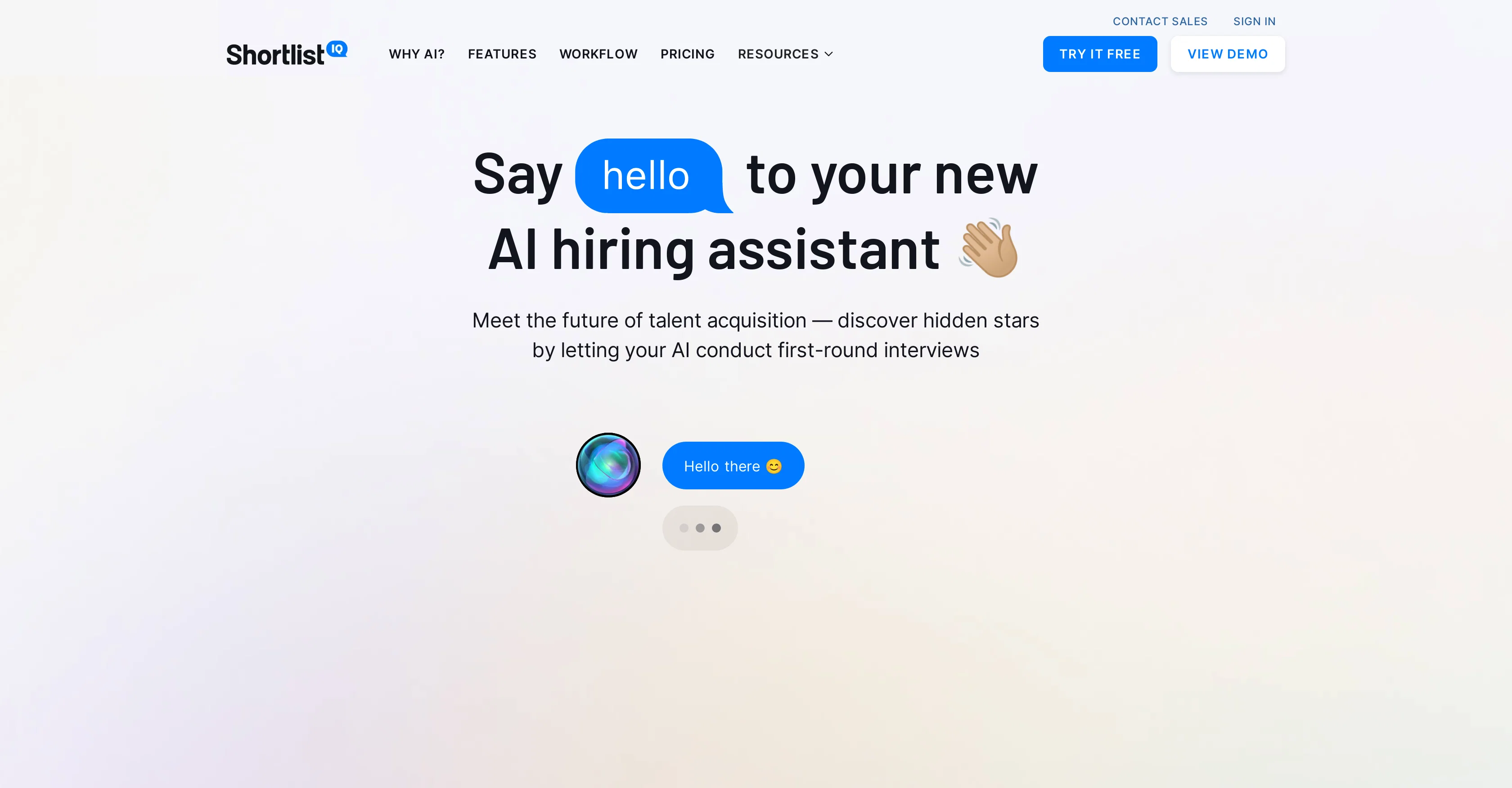 ShortlistIQ screenshot