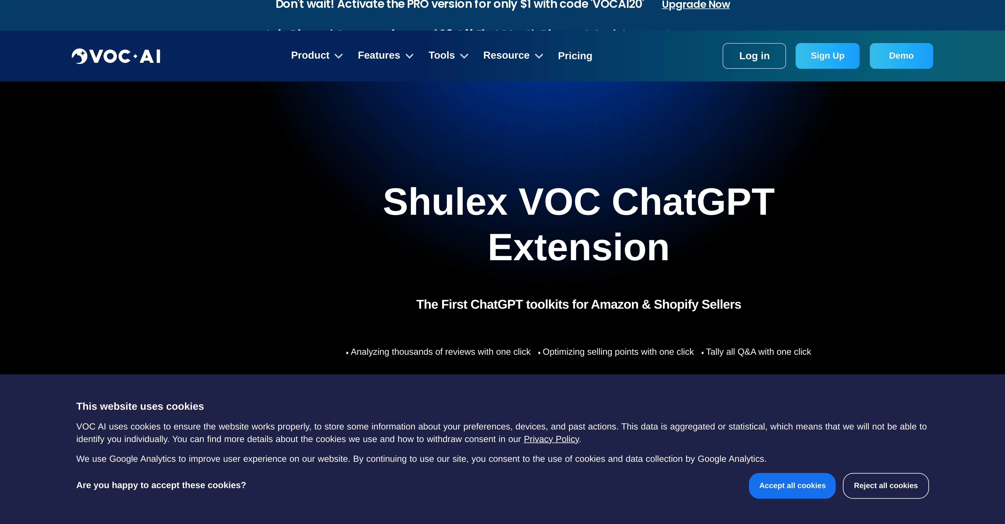 Shulex VOC ChatGPT Extension screenshot